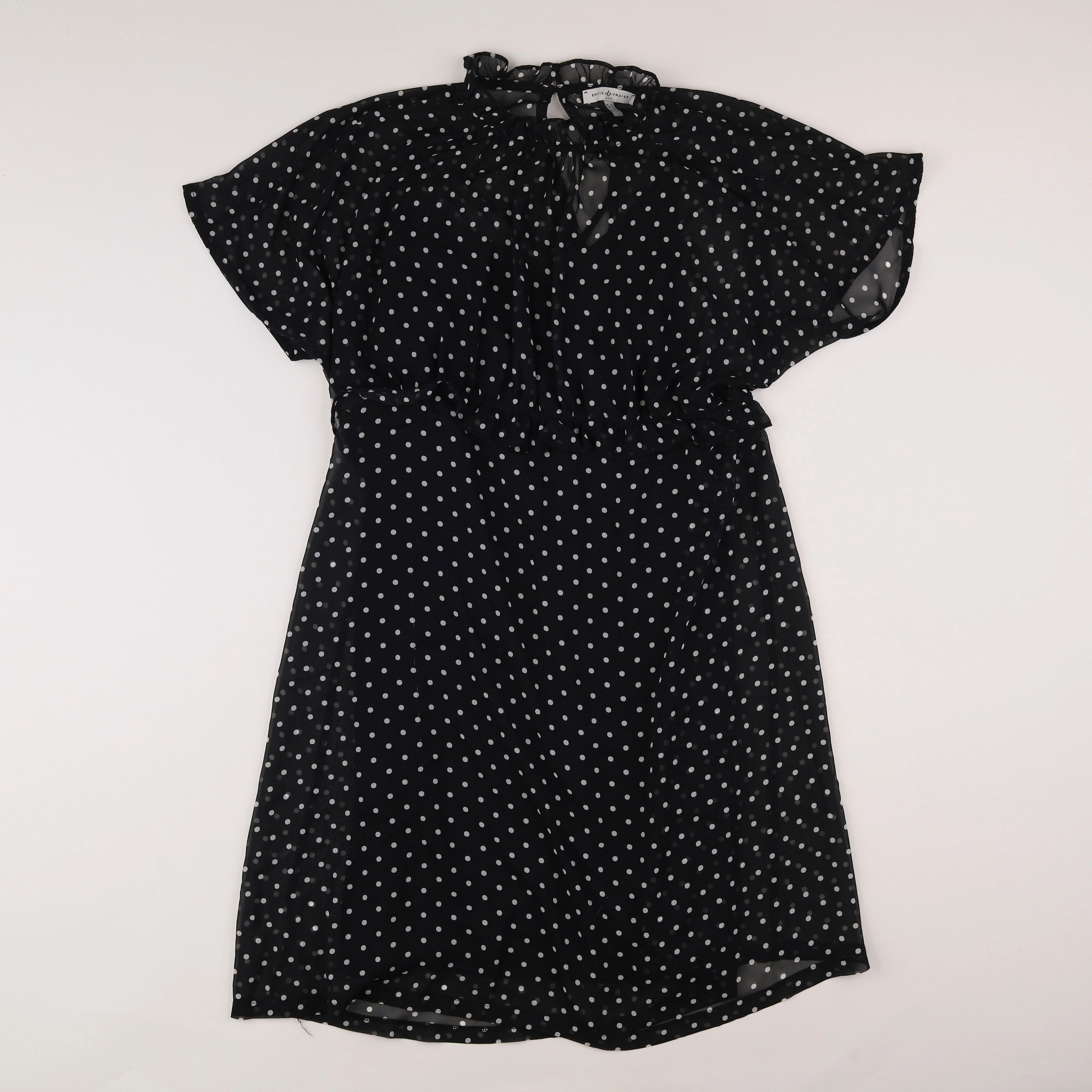 Envie de fraise - robe grossesse noir, blanc - 42 à 44