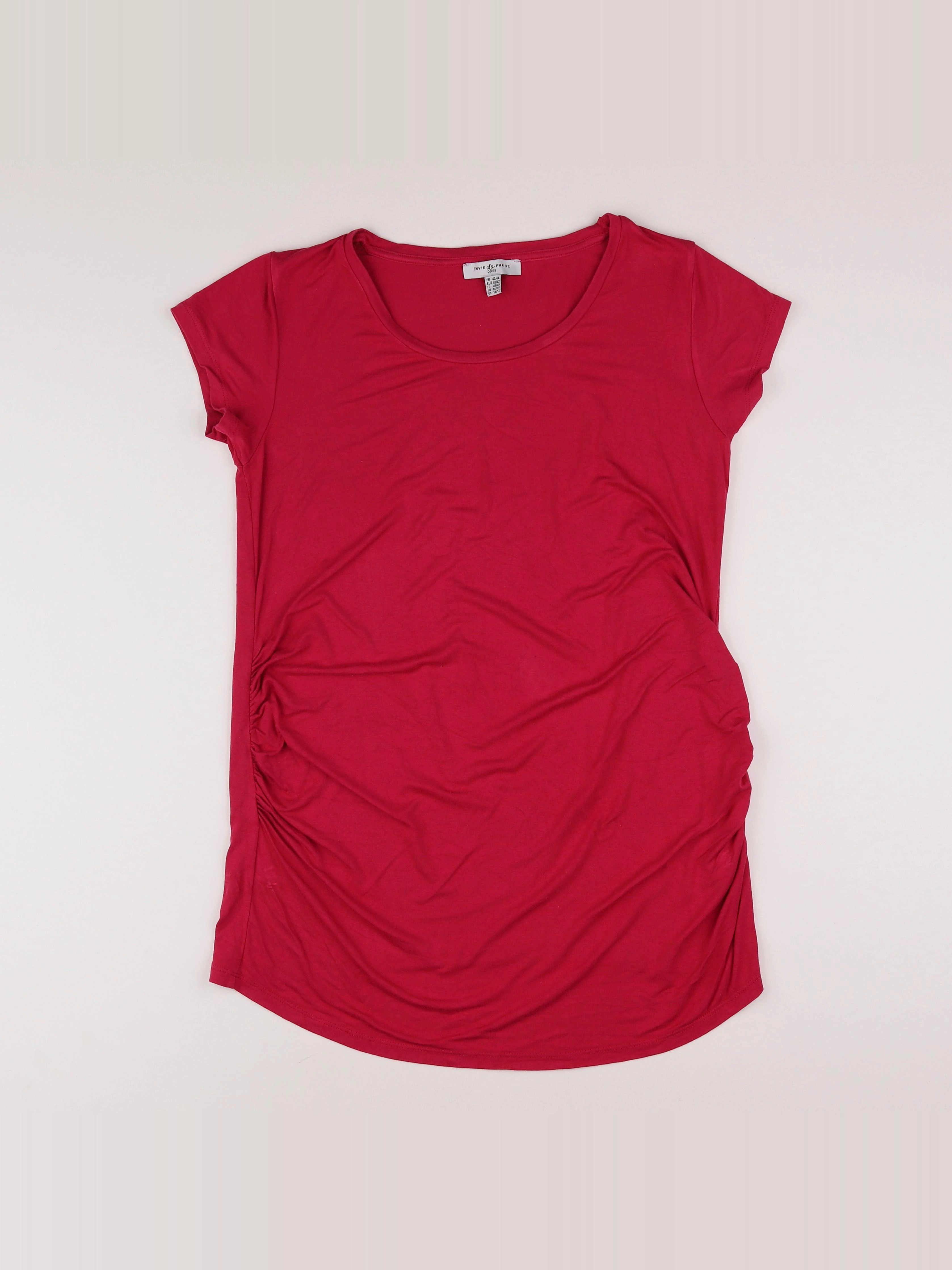 Envie de fraise - tee-shirt grossesse rose - 42 à 44