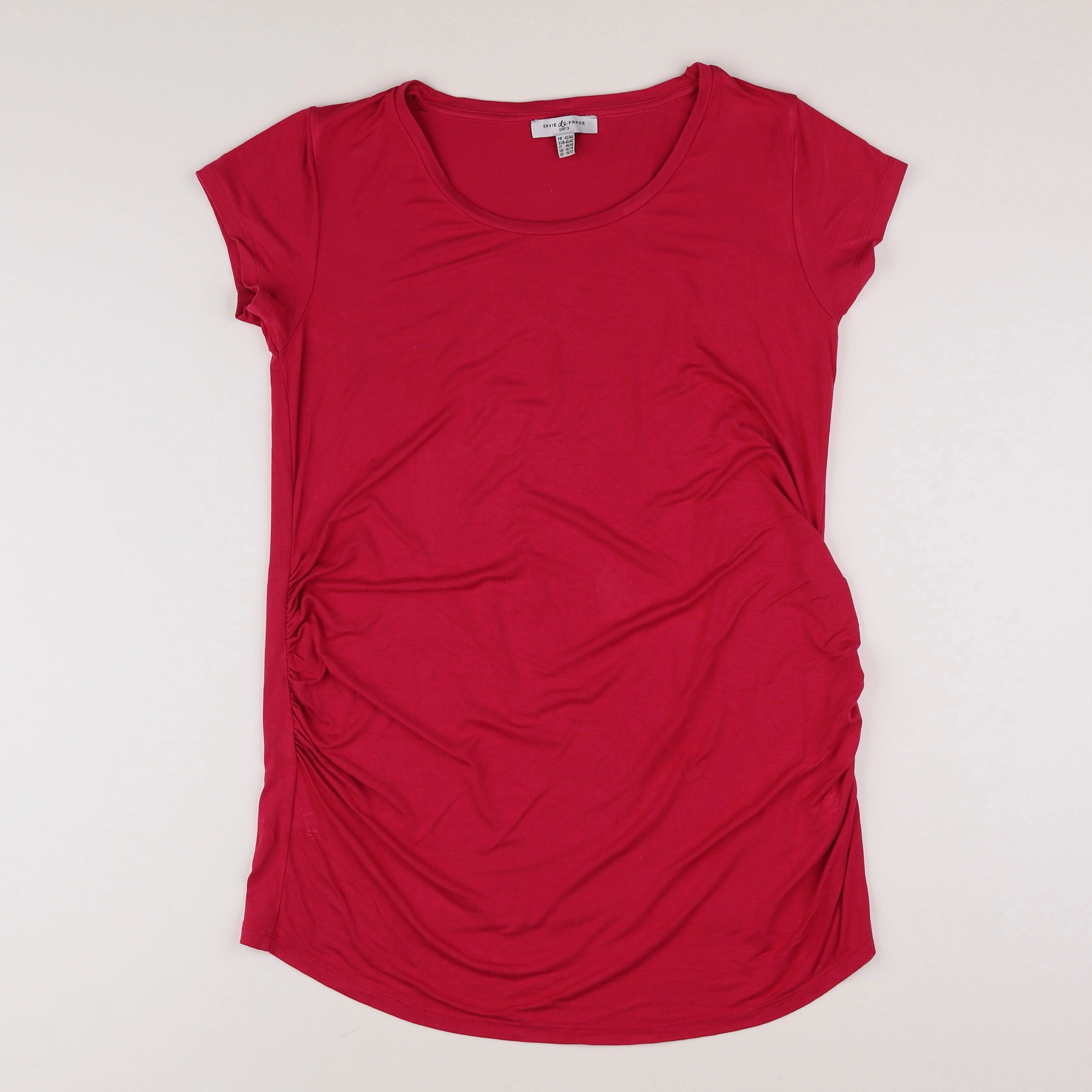 Envie de fraise - tee-shirt grossesse rose - 42 à 44