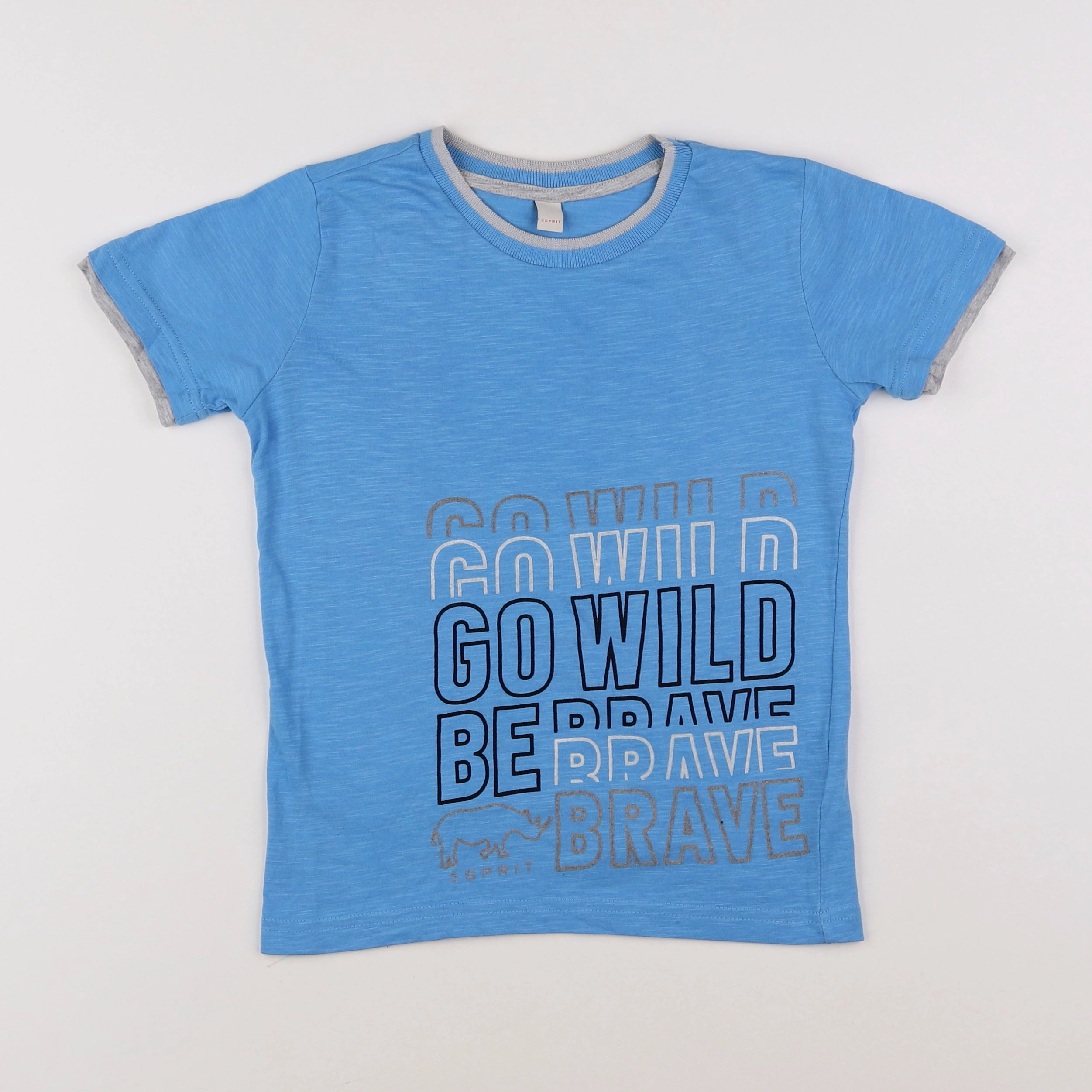 Esprit - tee-shirt bleu - 6/7 ans