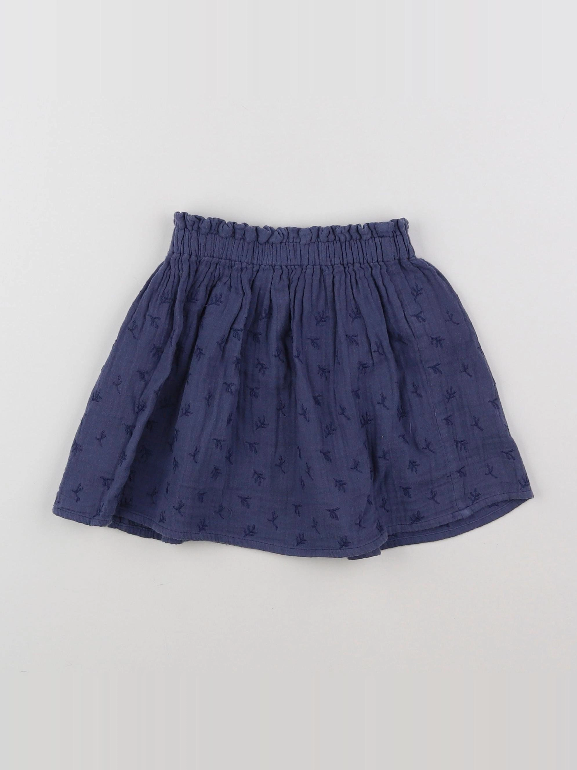 Little Cigogne - jupe bleu - 3 ans