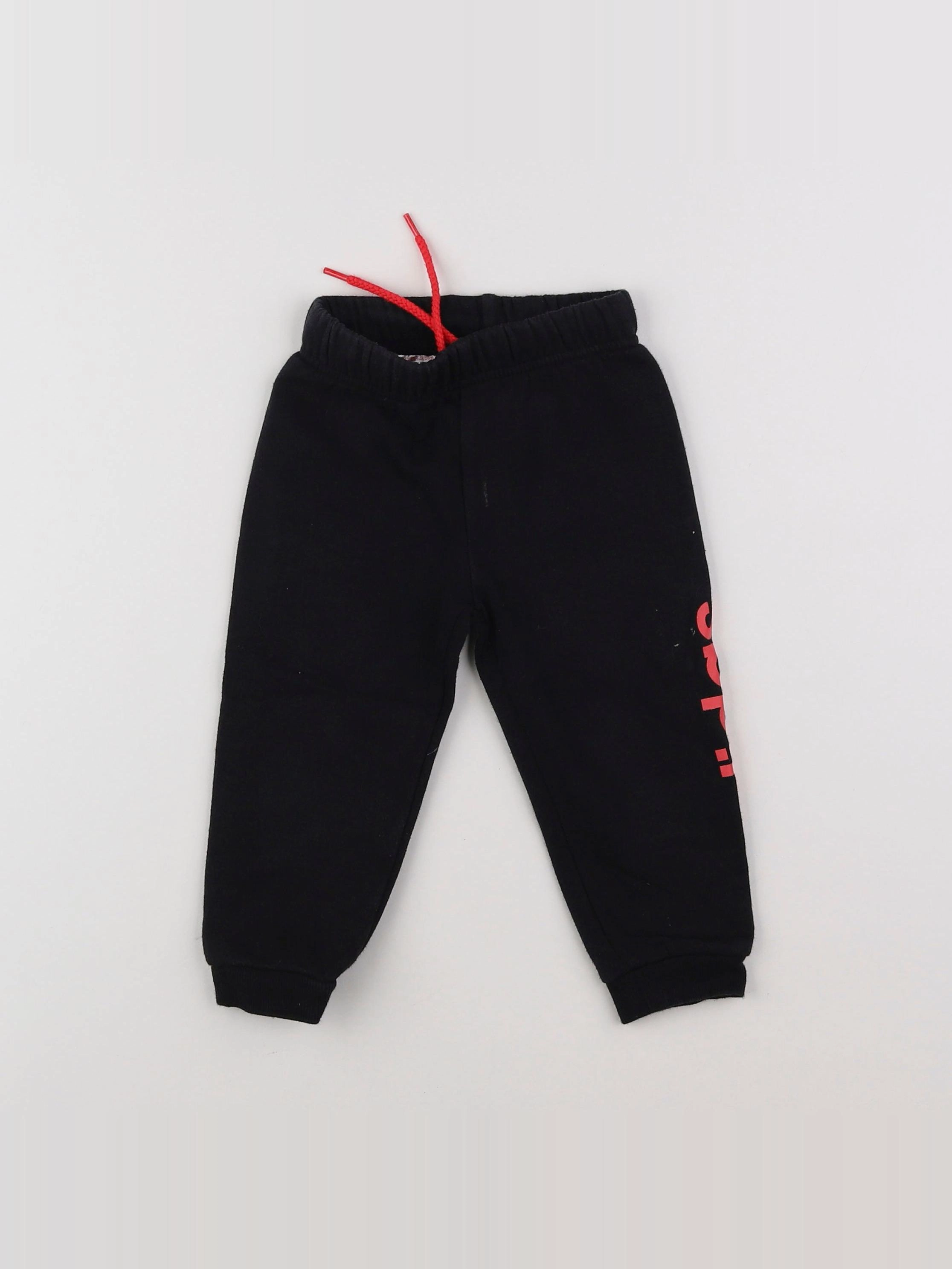 Adidas - jogging noir - 9/12 mois