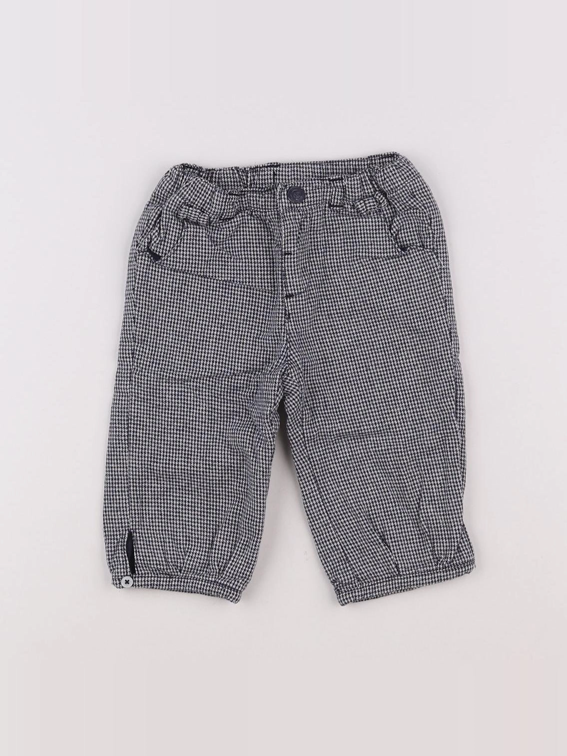 Natalys - pantalon noir - 6 mois