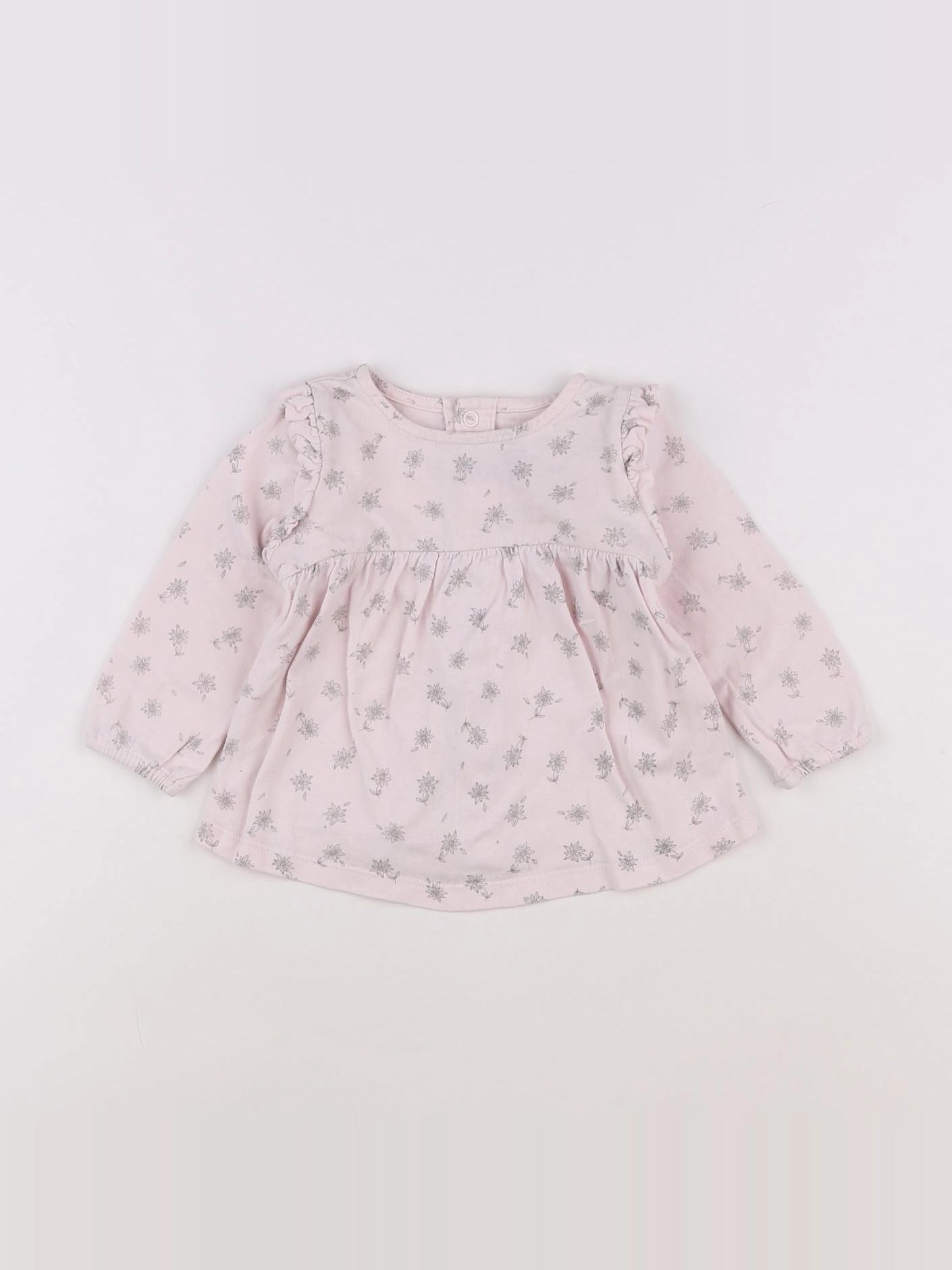 Natalys - tee-shirt rose - 6 mois