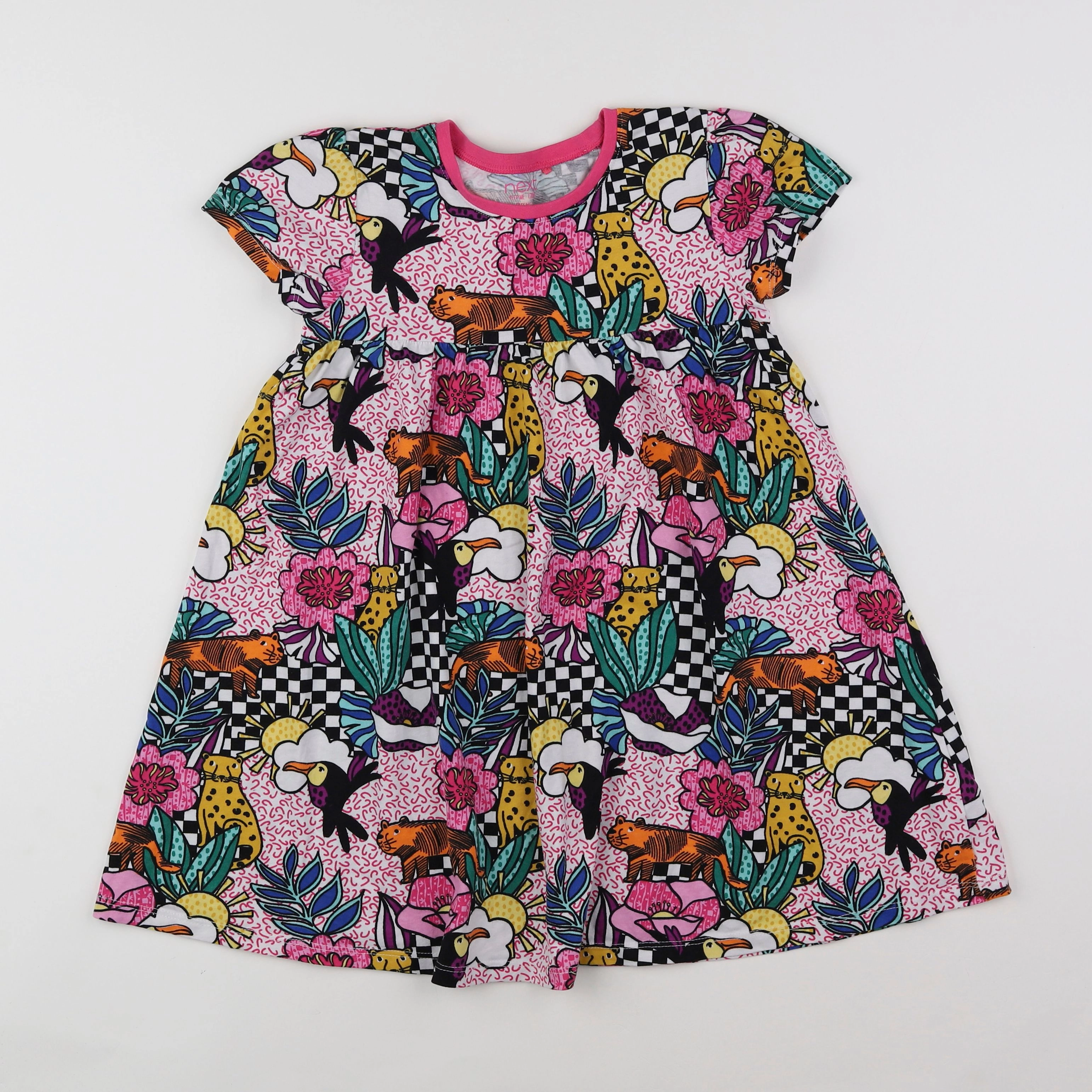 Next - robe multicolore - 6/7 ans