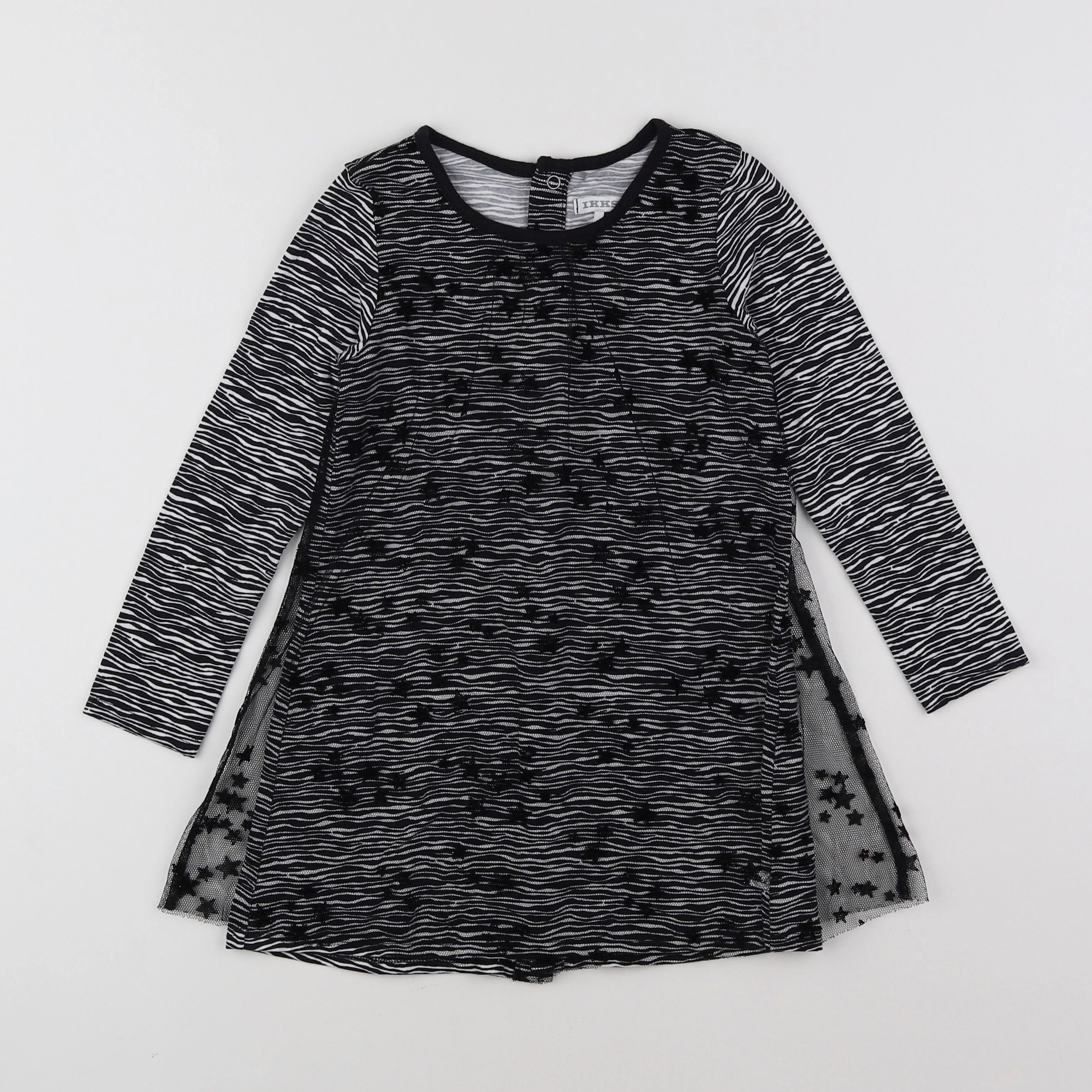 IKKS - robe noir - 3 ans