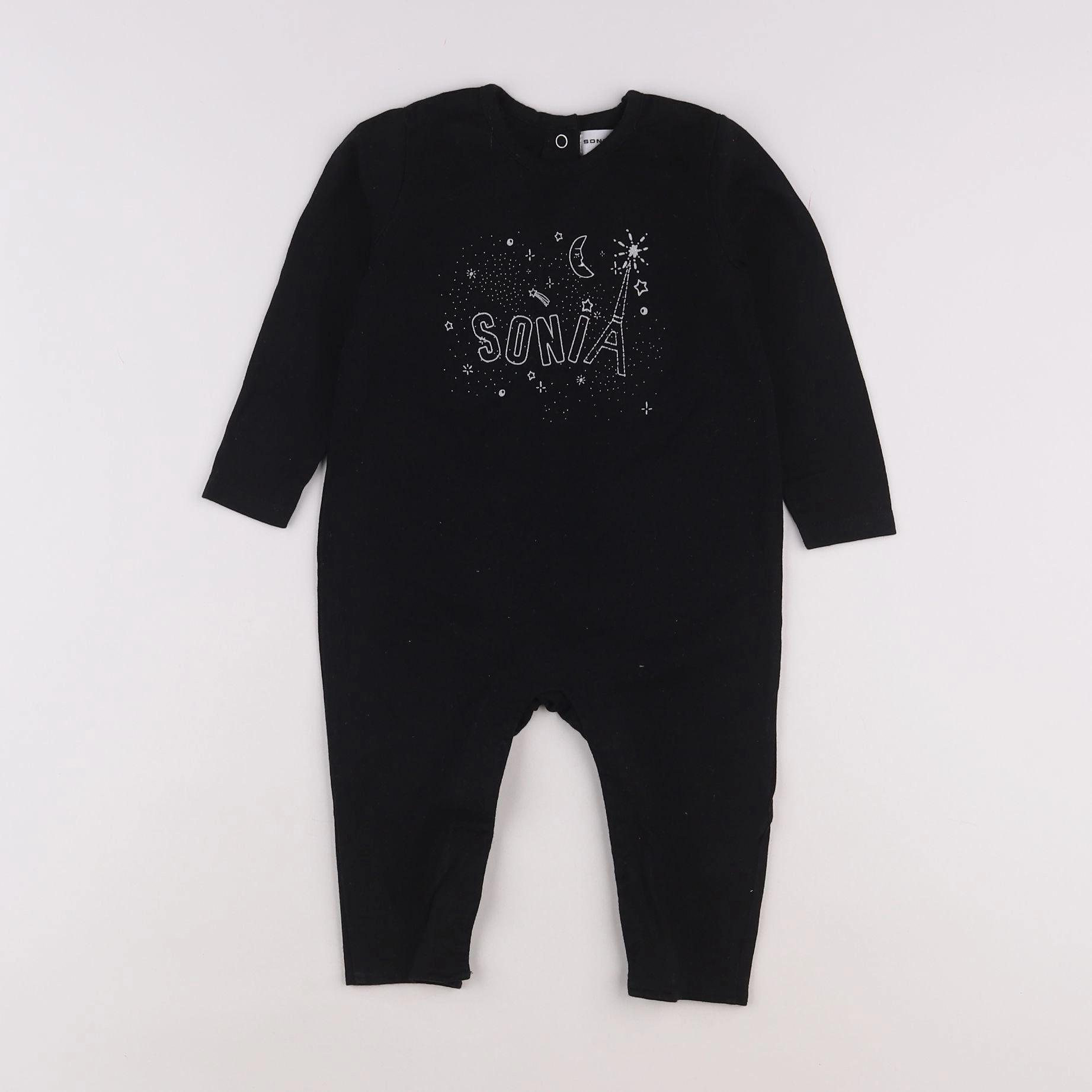 Sonia Rykiel - pyjama coton noir - 2 ans