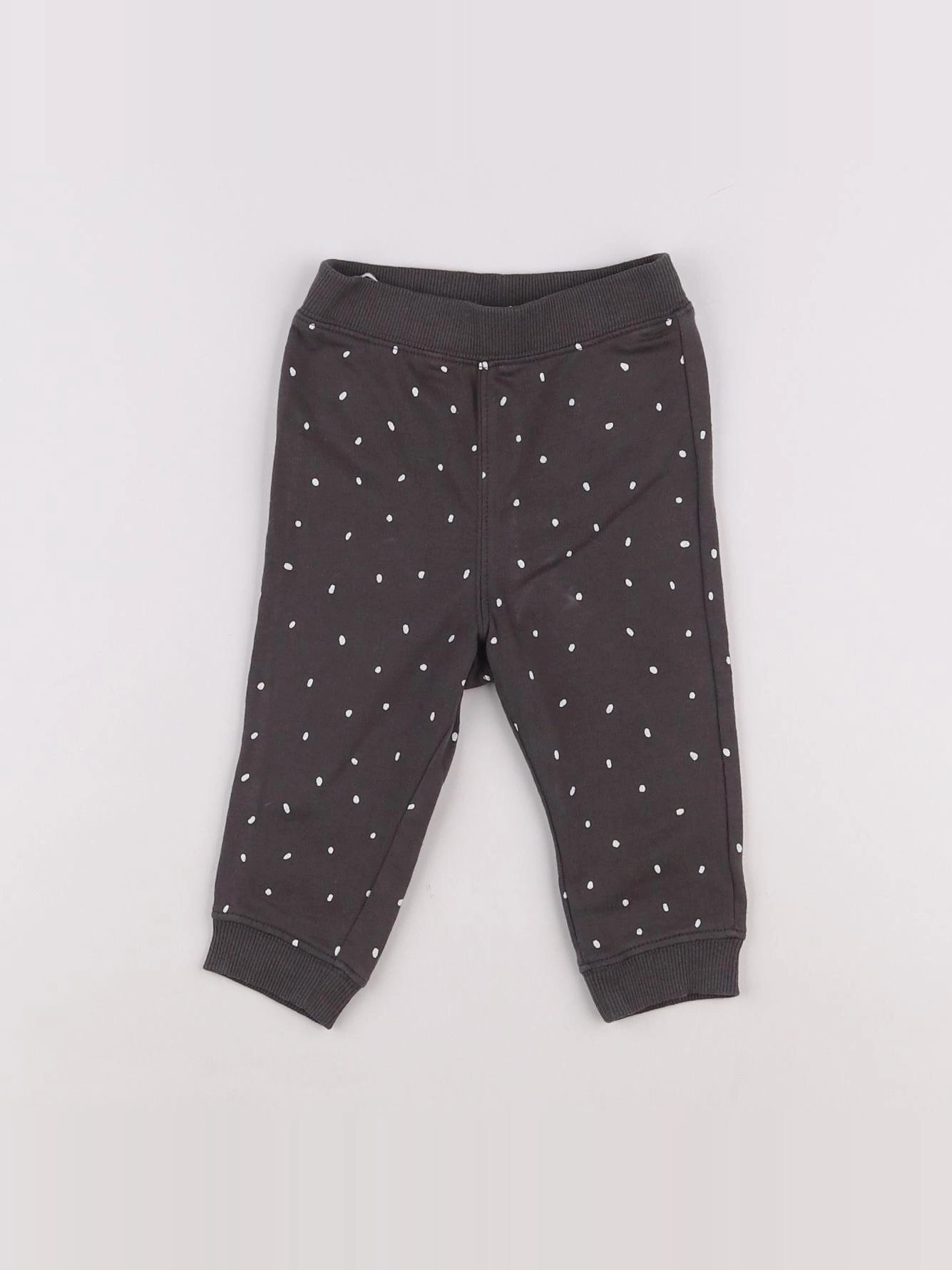 H&M - jogging gris - 6/9 mois