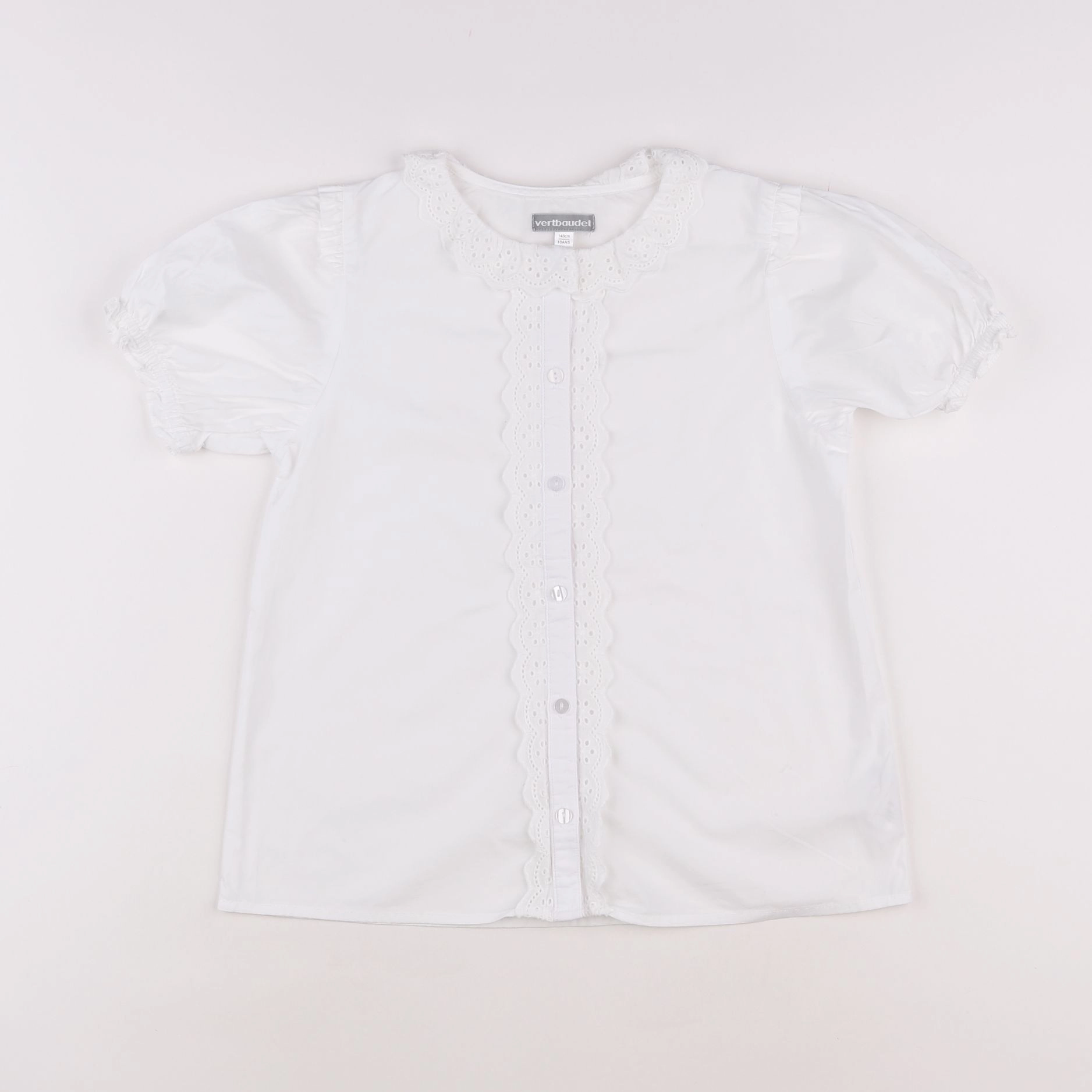 Vertbaudet - blouse blanc - 10 ans