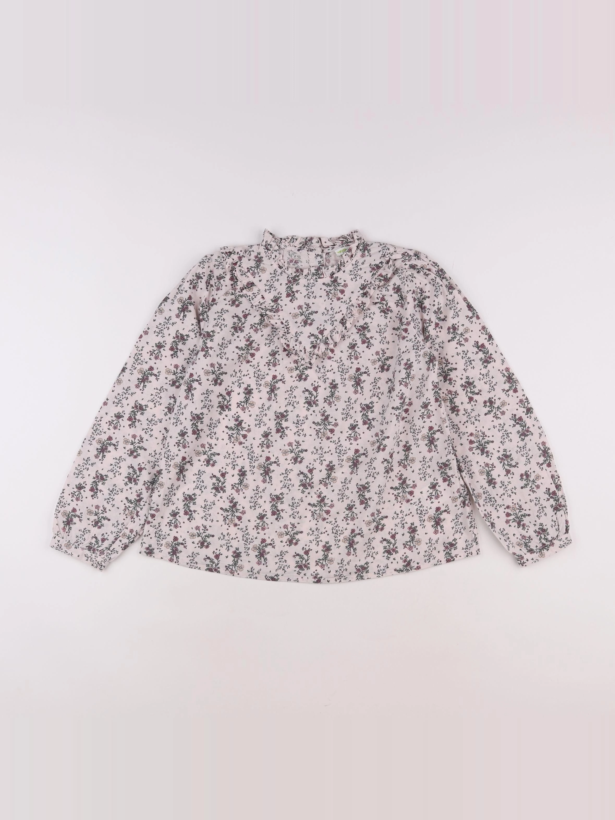 Vertbaudet - blouse rose - 10 ans