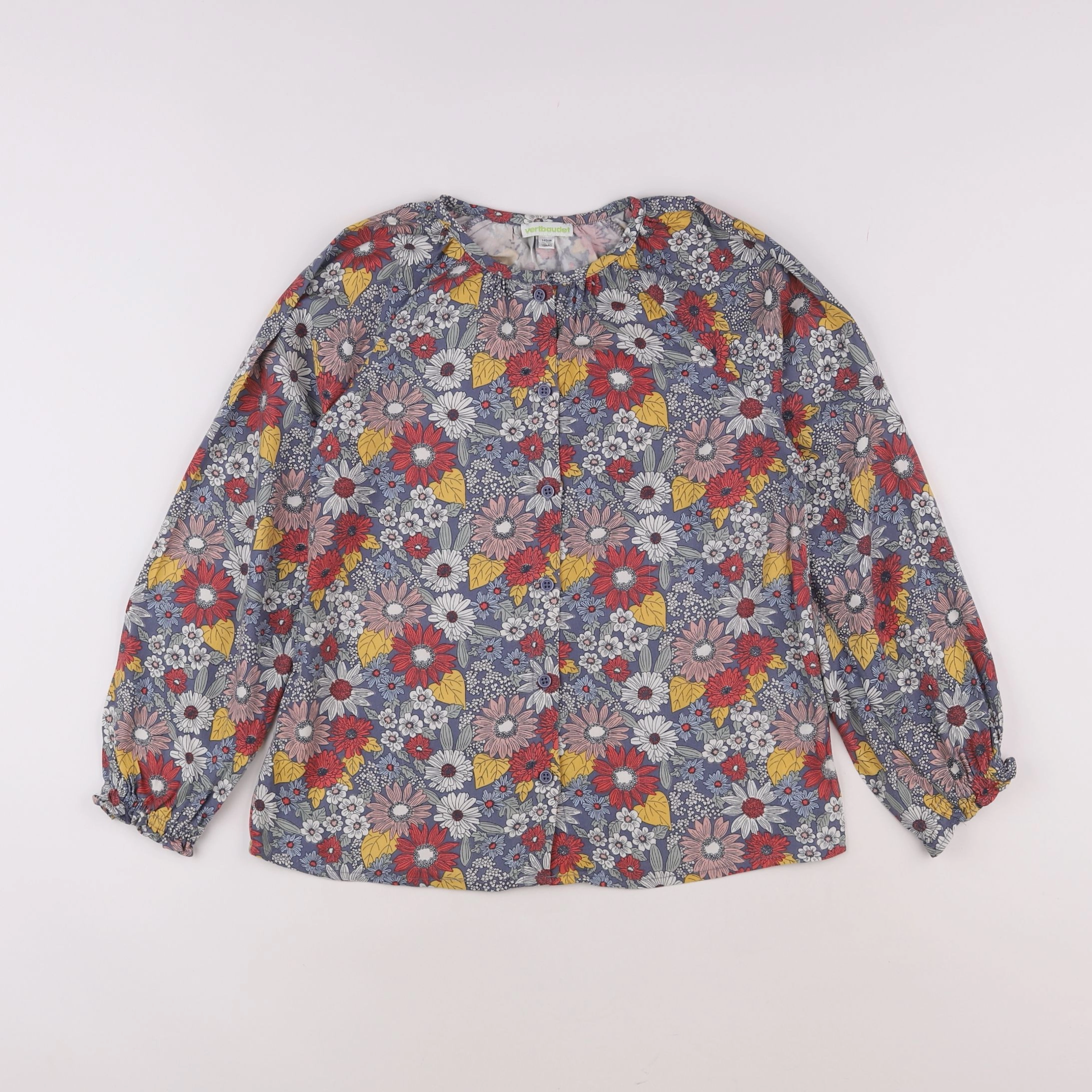 Vertbaudet - blouse multicolore - 10 ans