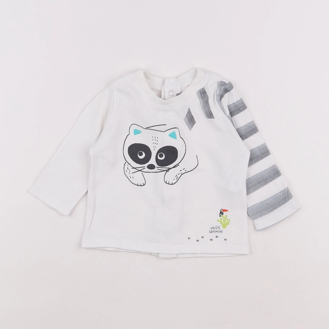 Catimini - tee-shirt blanc - 3 mois