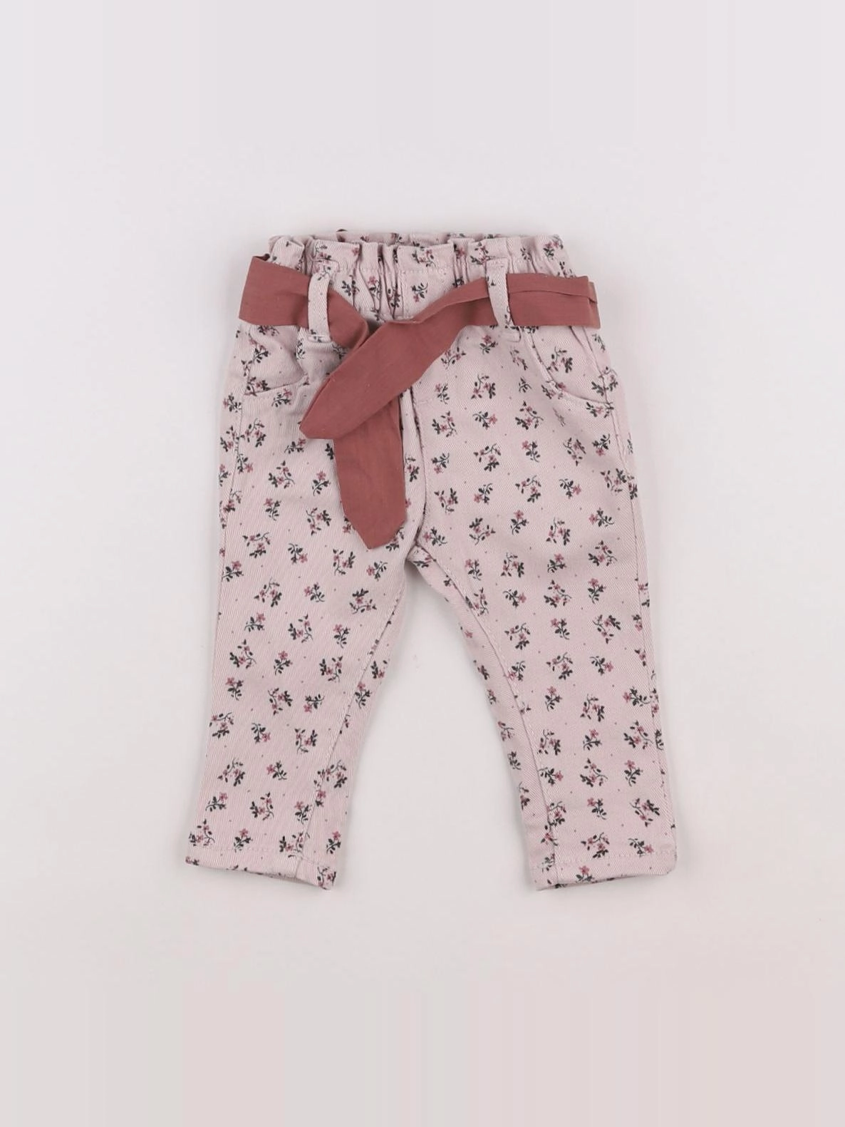 Vertbaudet - jean rose - 3 mois