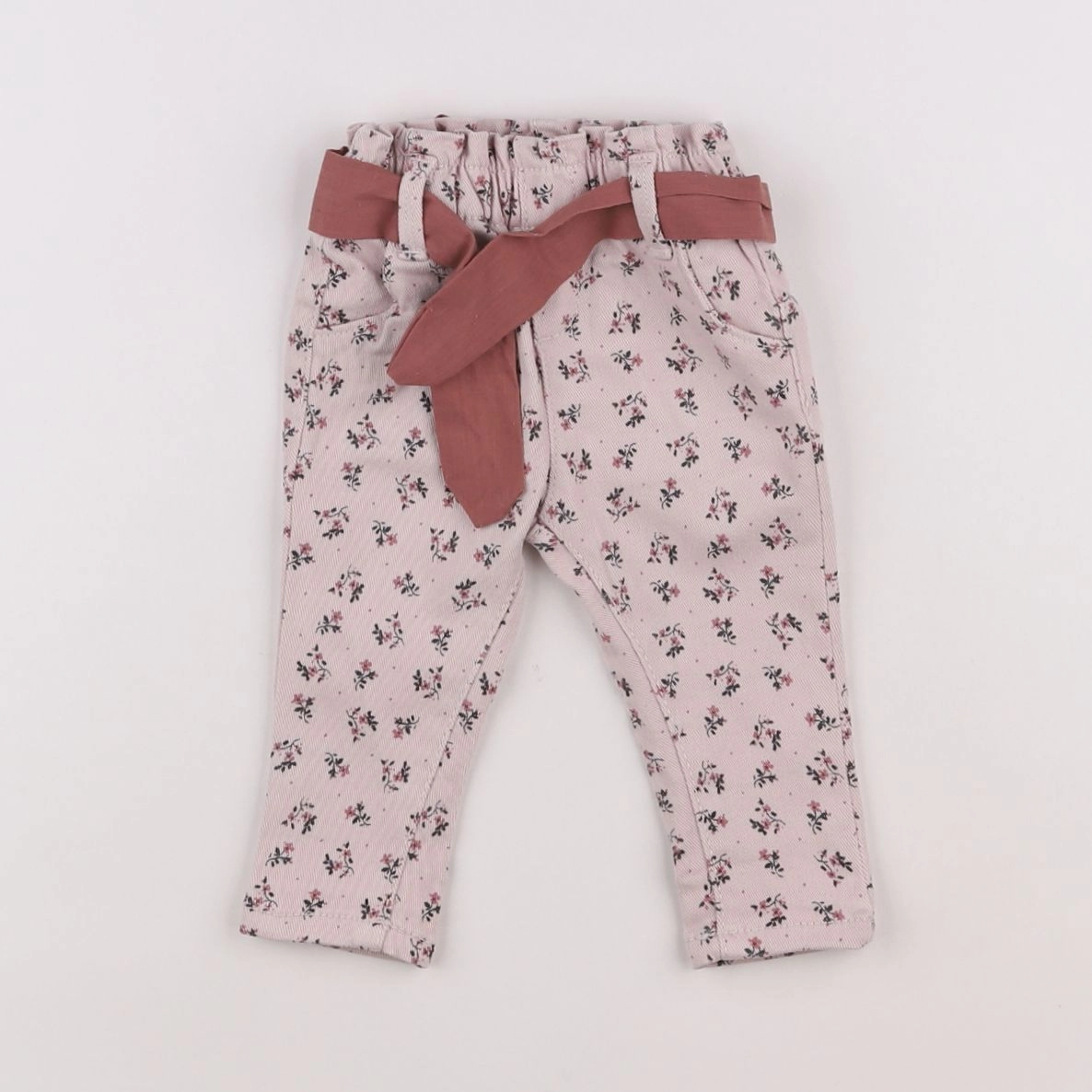 Vertbaudet - jean rose - 3 mois
