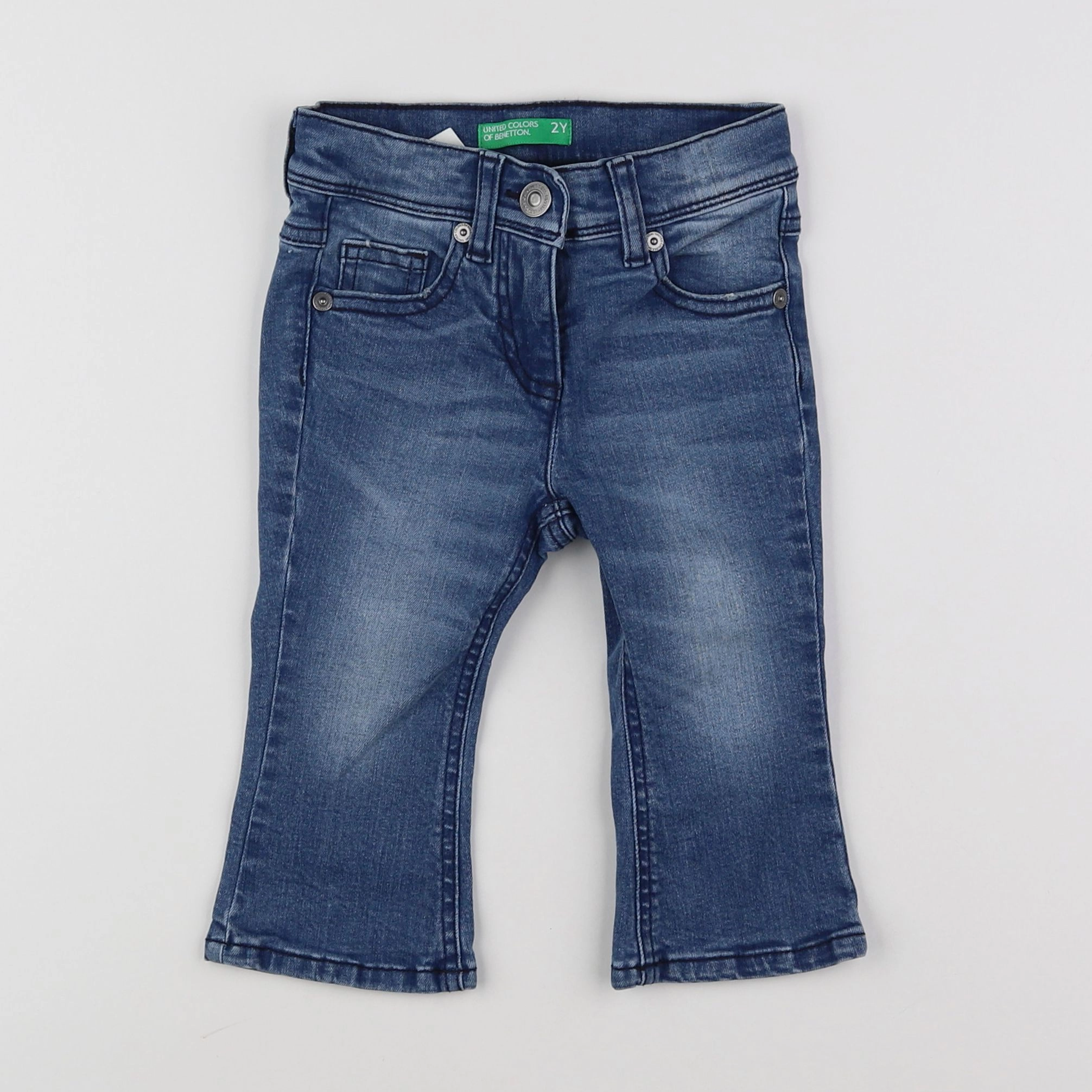 Benetton - jean bleu - 2 ans