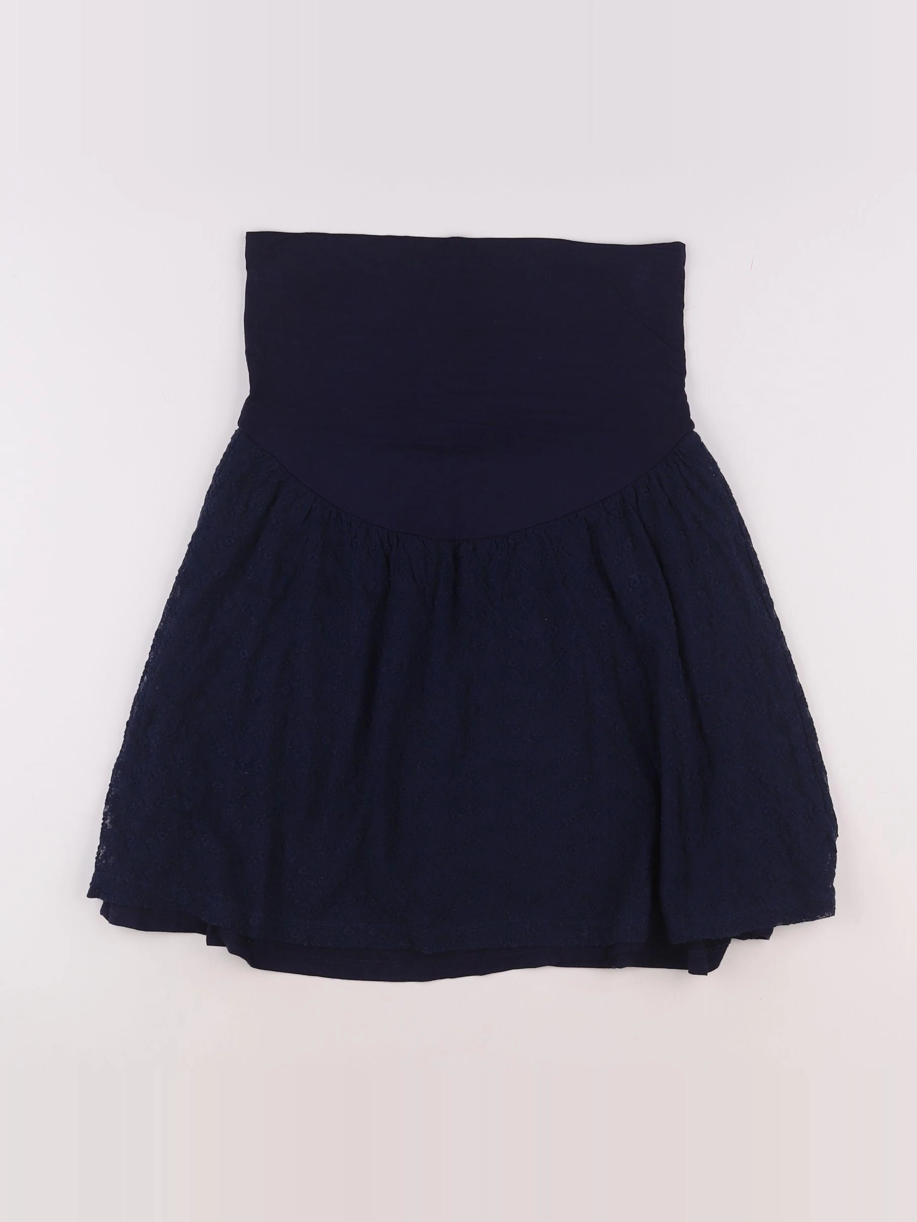 Vertbaudet - jupe grossesse bleu - 38