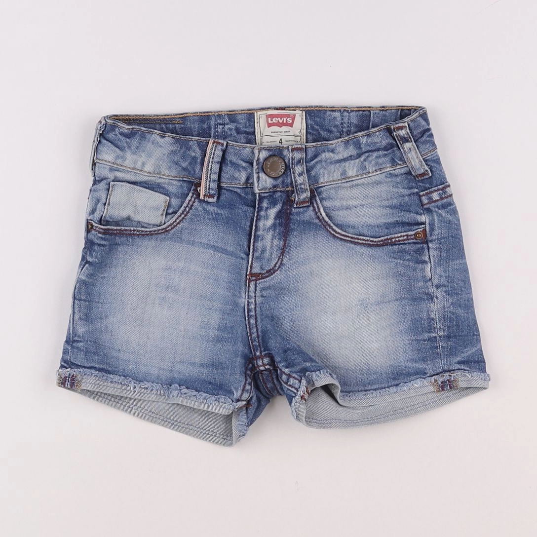 Levi's - short bleu - 4 ans