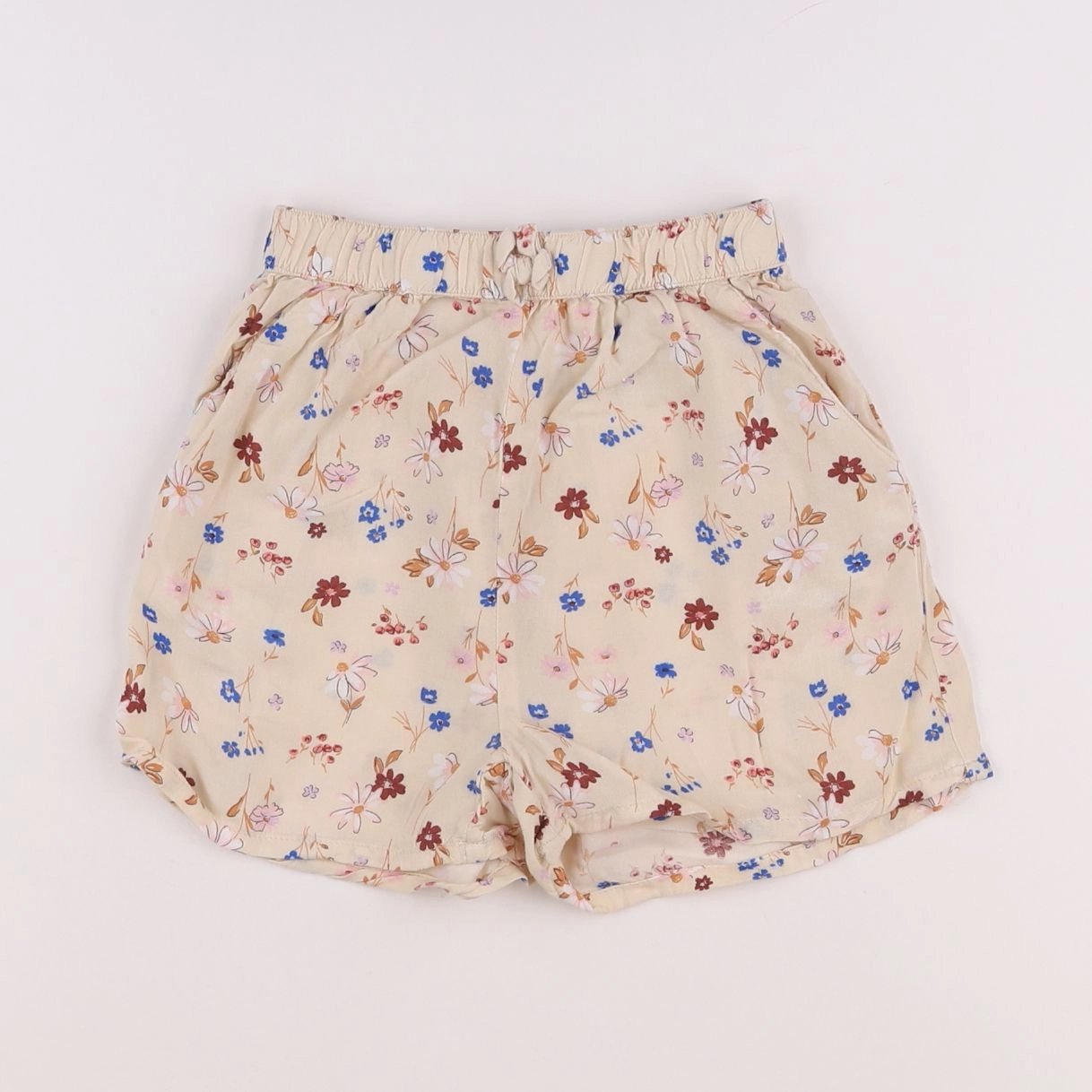 H&M - short beige - 6/7 ans