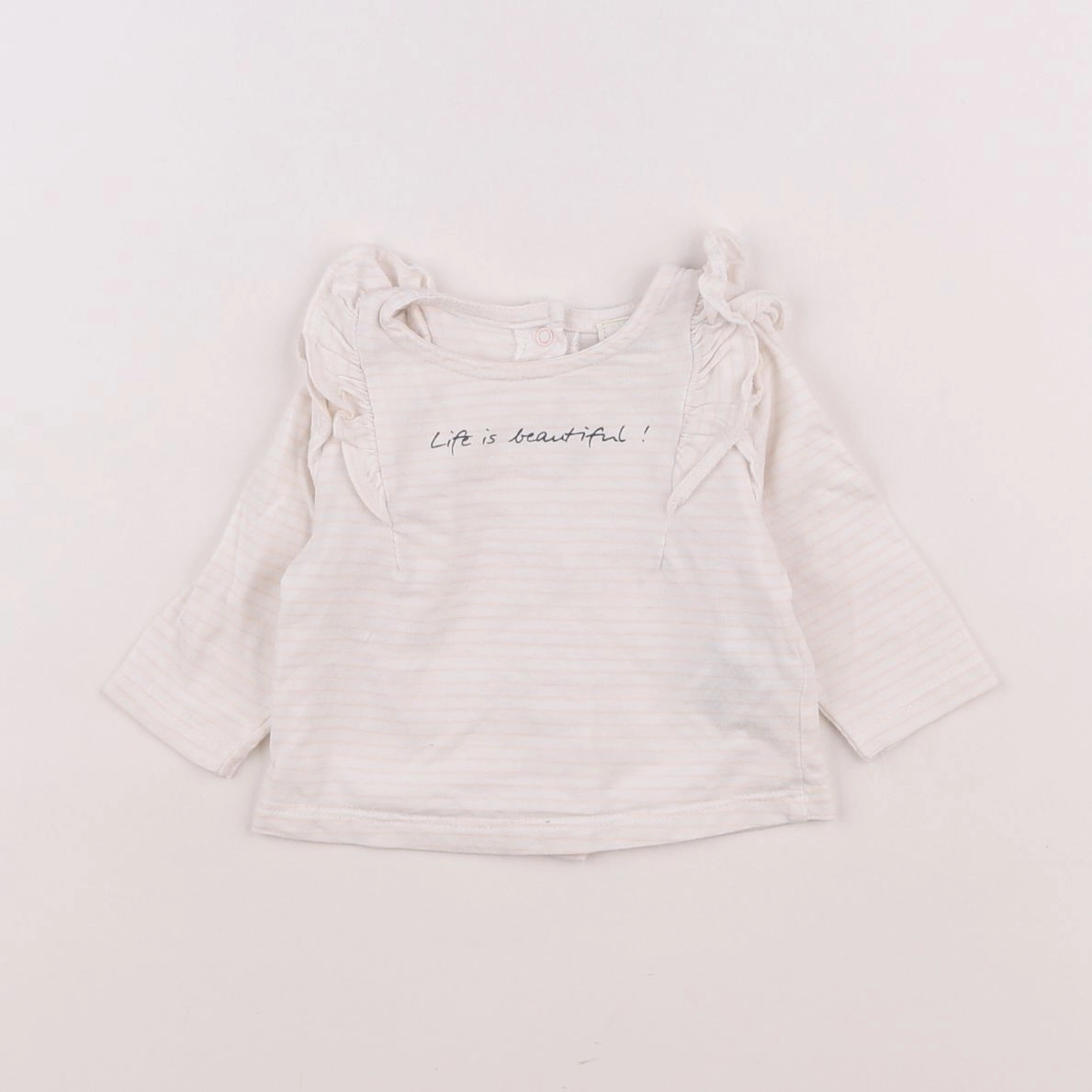 Tape à l'oeil - tee-shirt rose - 3 mois