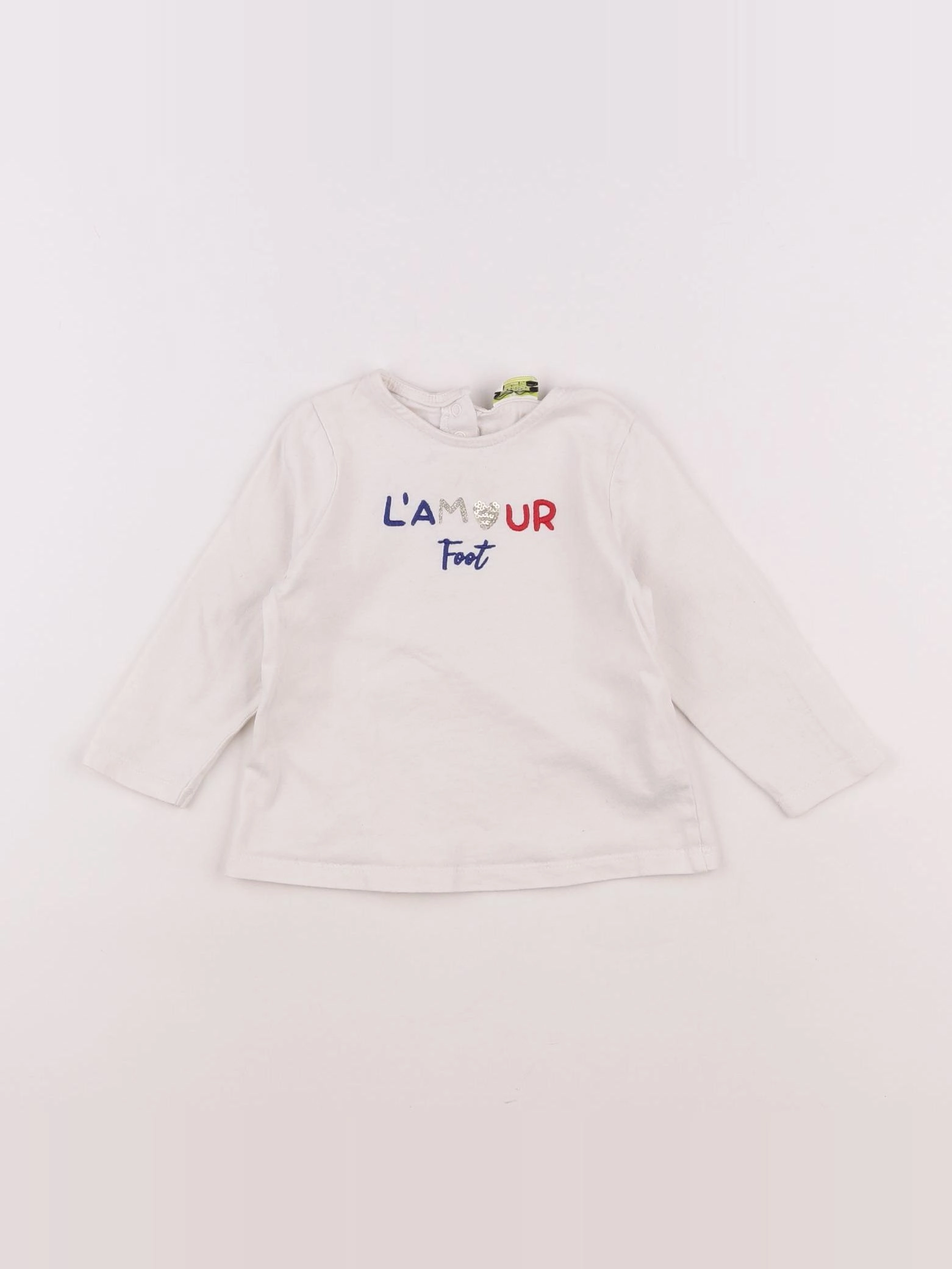 Tape à l'oeil - tee-shirt blanc - 18 mois
