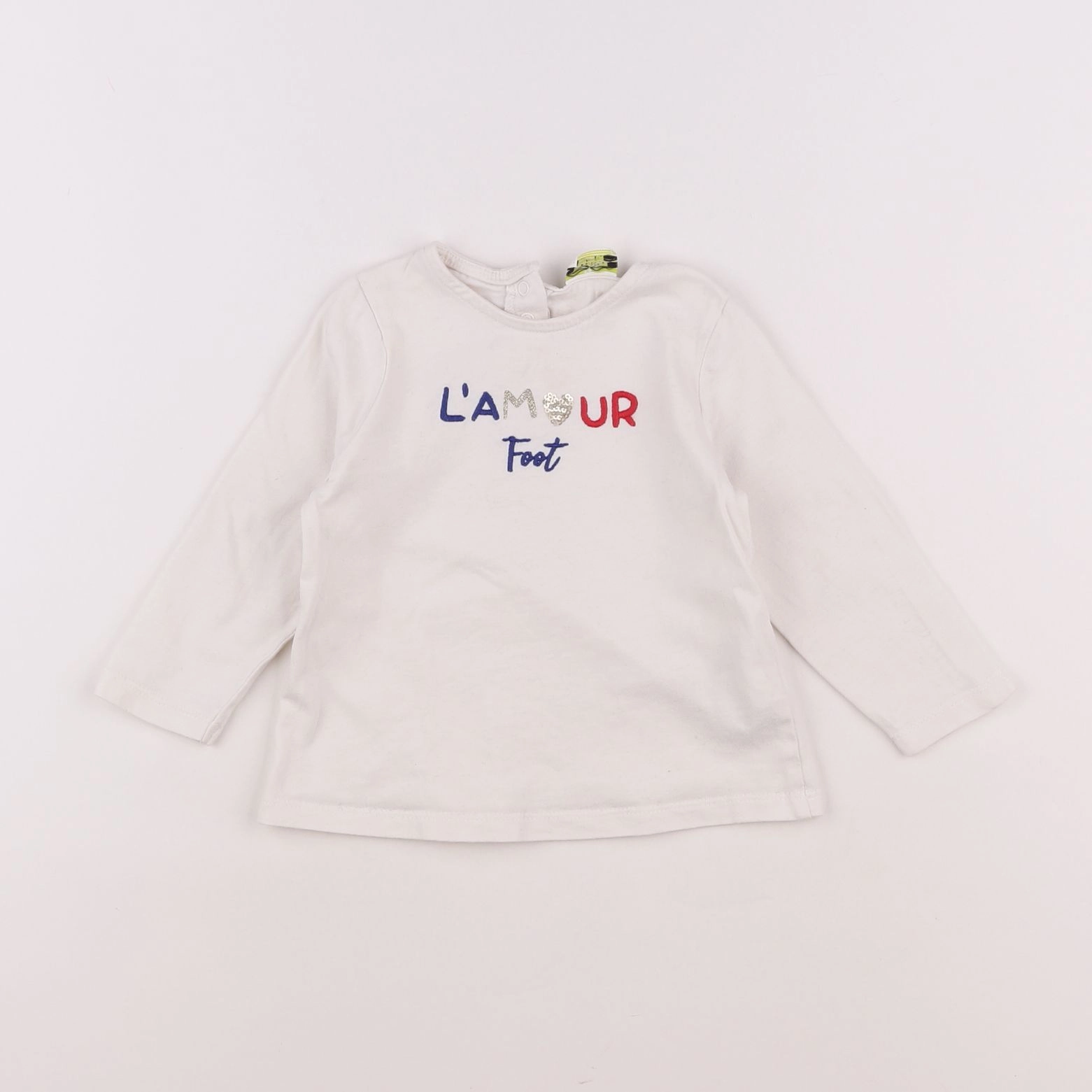 Tape à l'oeil - tee-shirt blanc - 18 mois