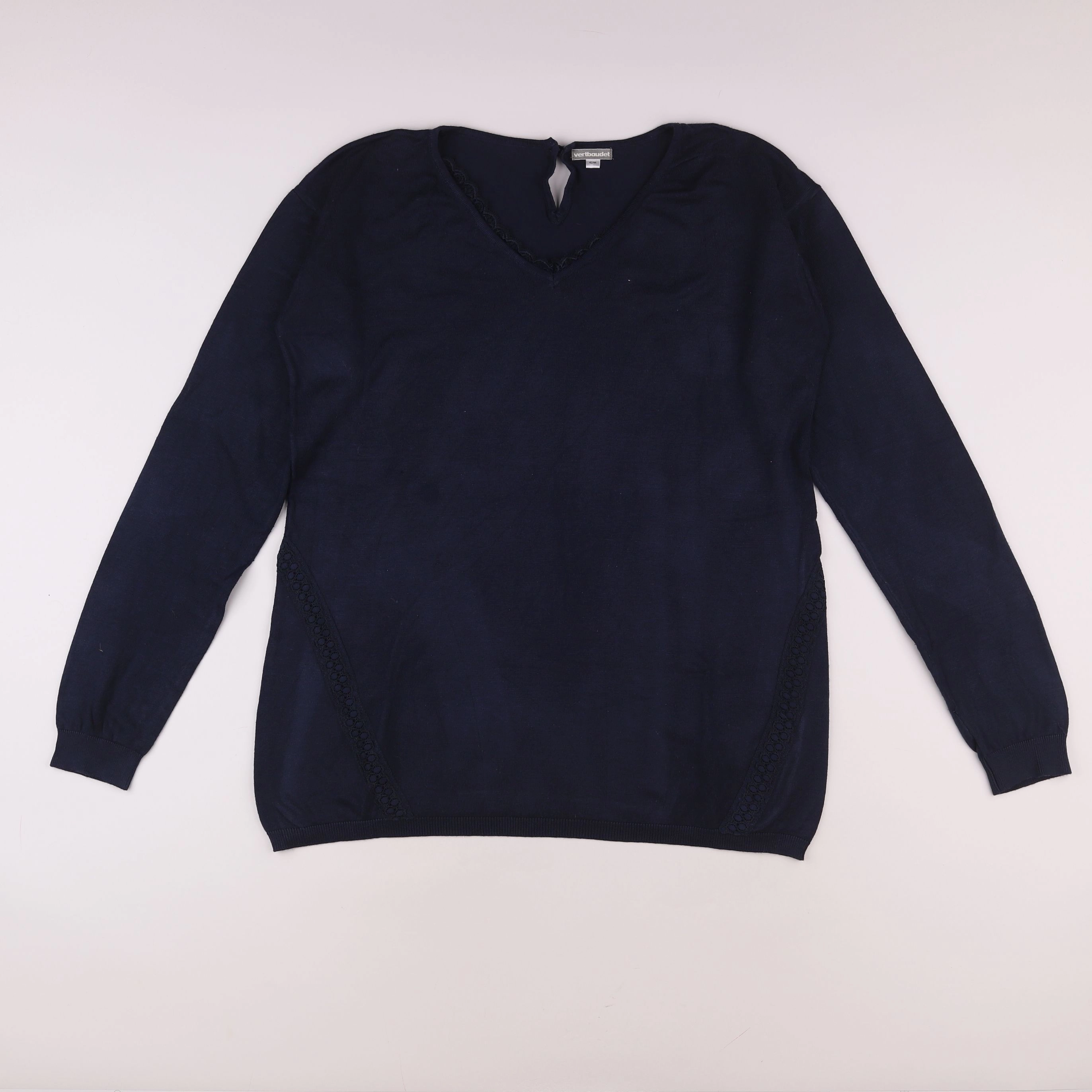 Vertbaudet - pull grossesse bleu - 42 à 44