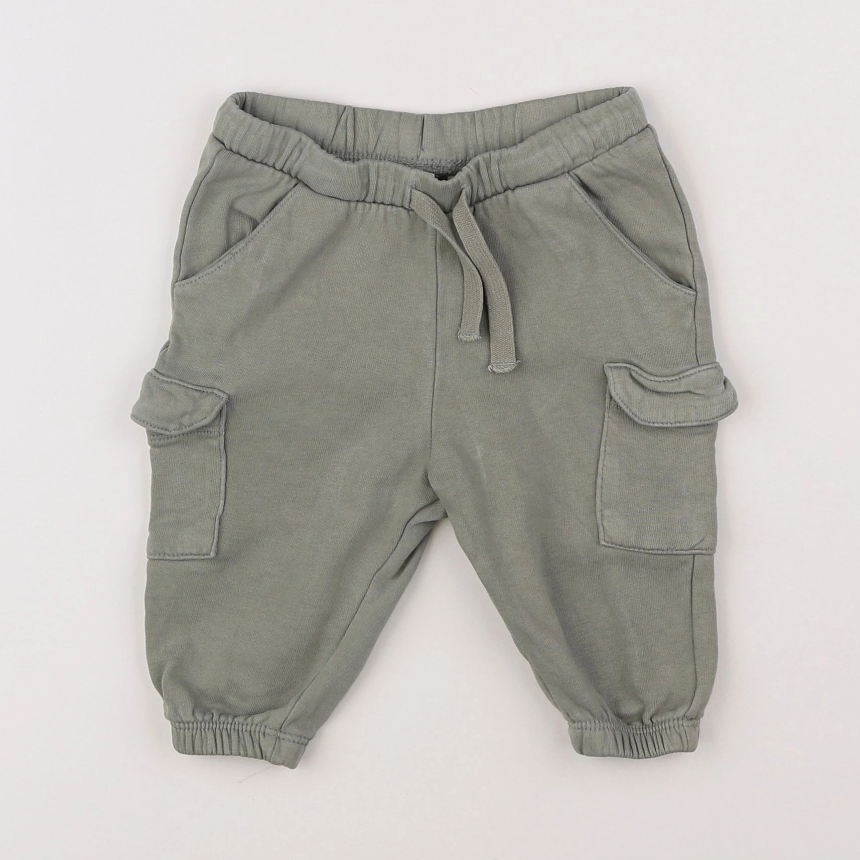 H&M - pantalon vert - 3/6 mois