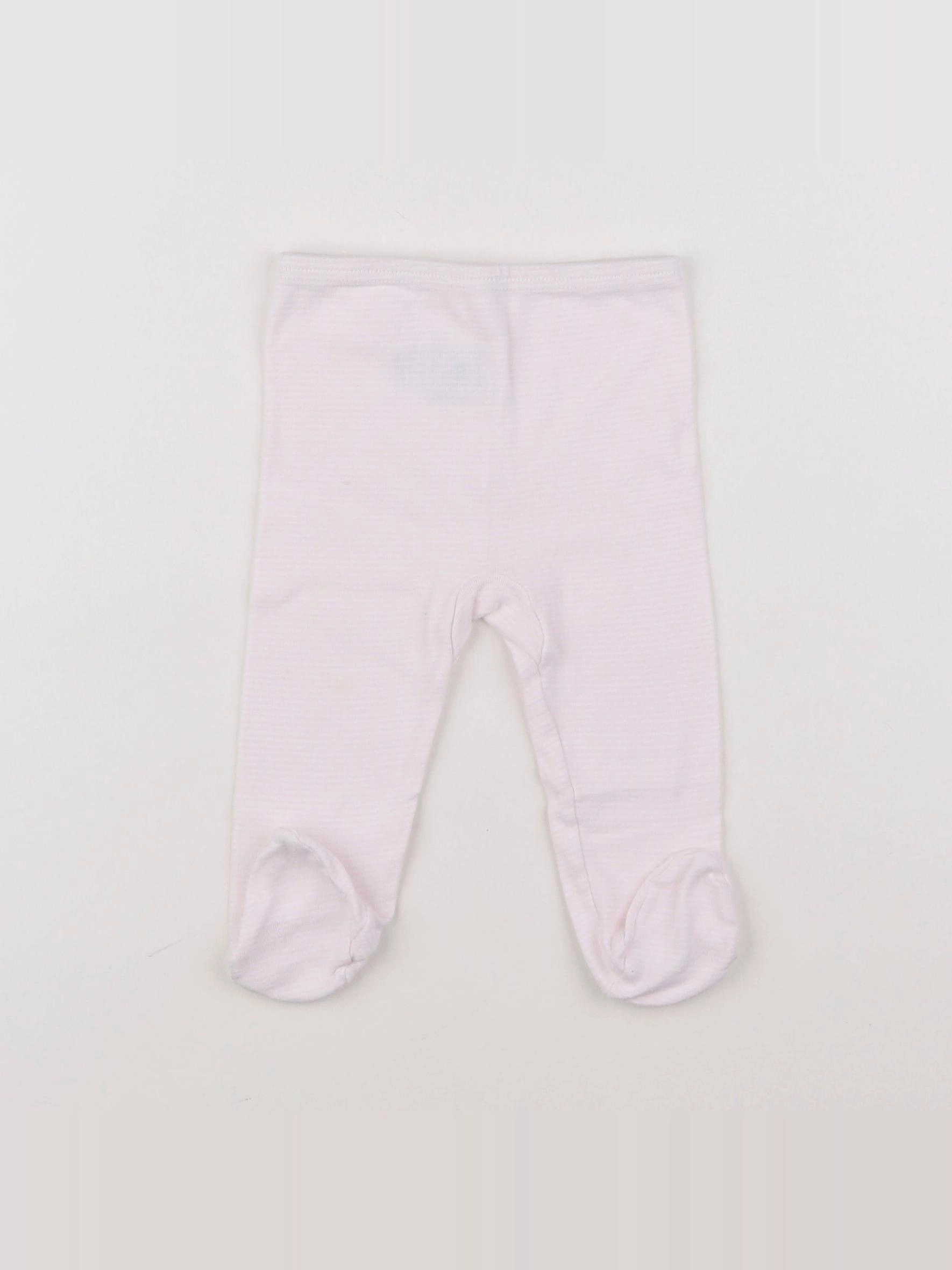 Petit Bateau - legging rose - 6 mois
