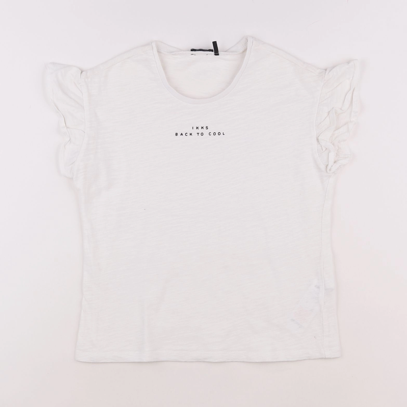 IKKS - tee-shirt blanc - 10 ans