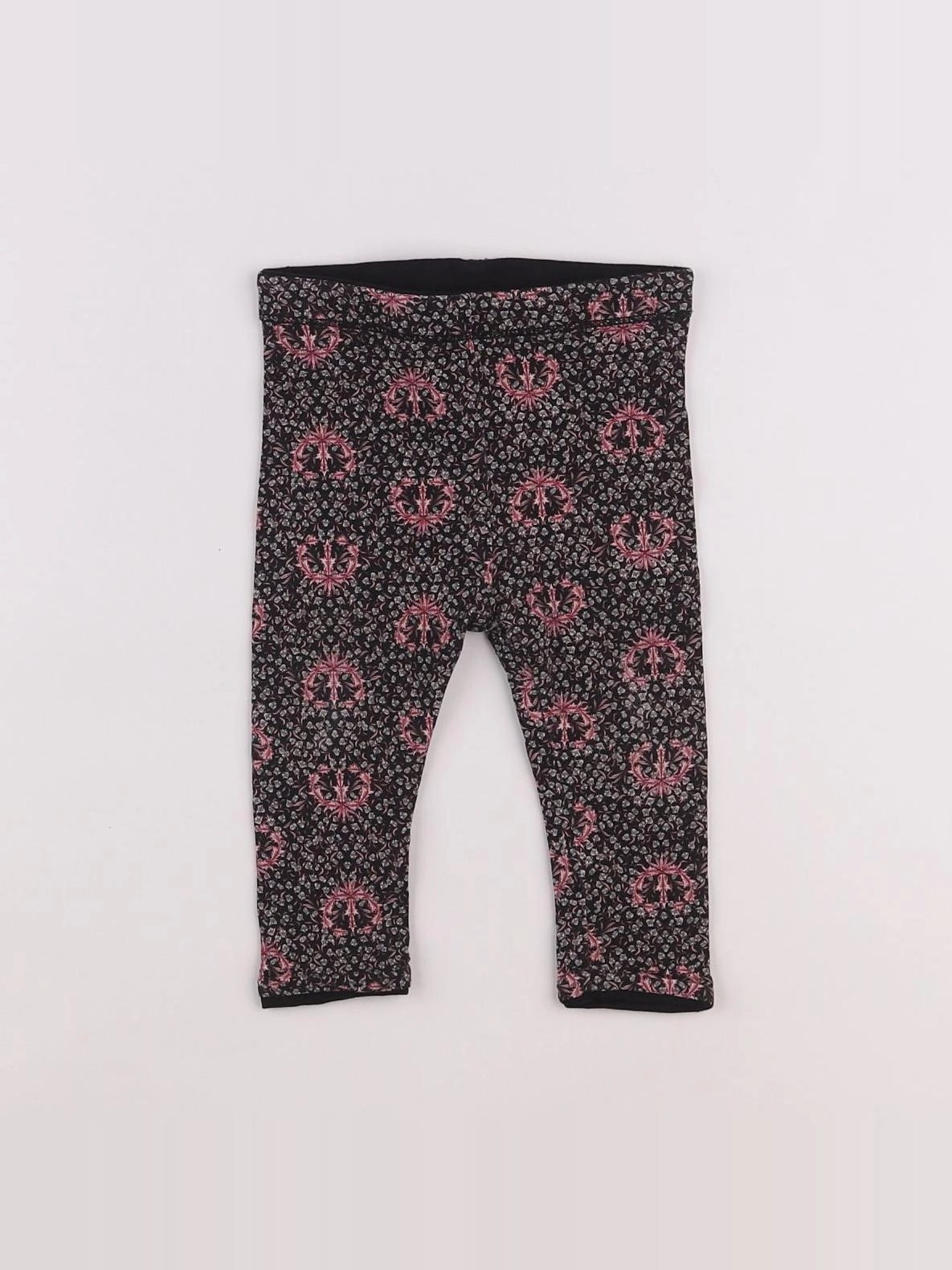 IKKS - legging réversible noir - 6 mois