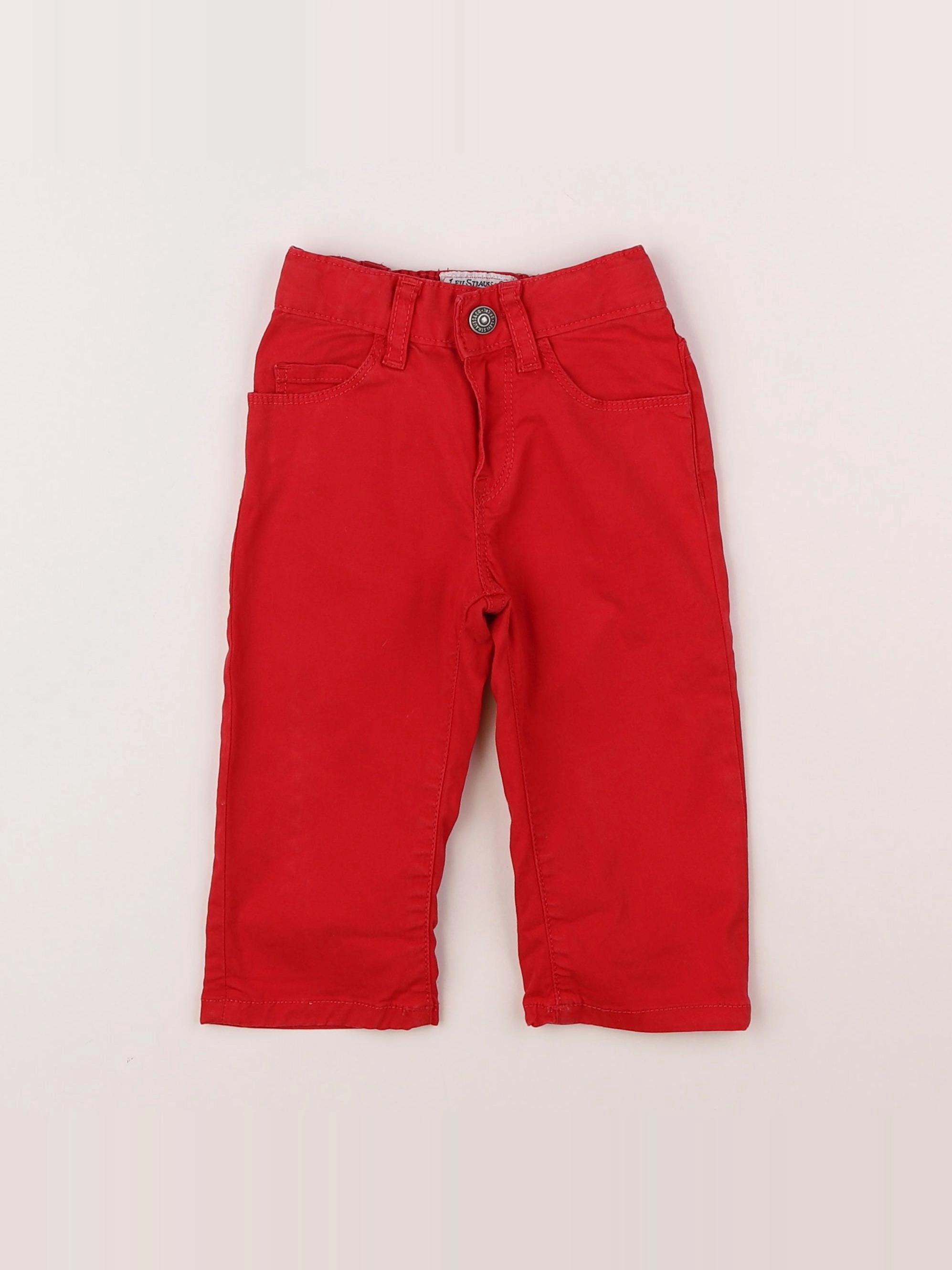 Levi's - pantalon rouge - 12 mois