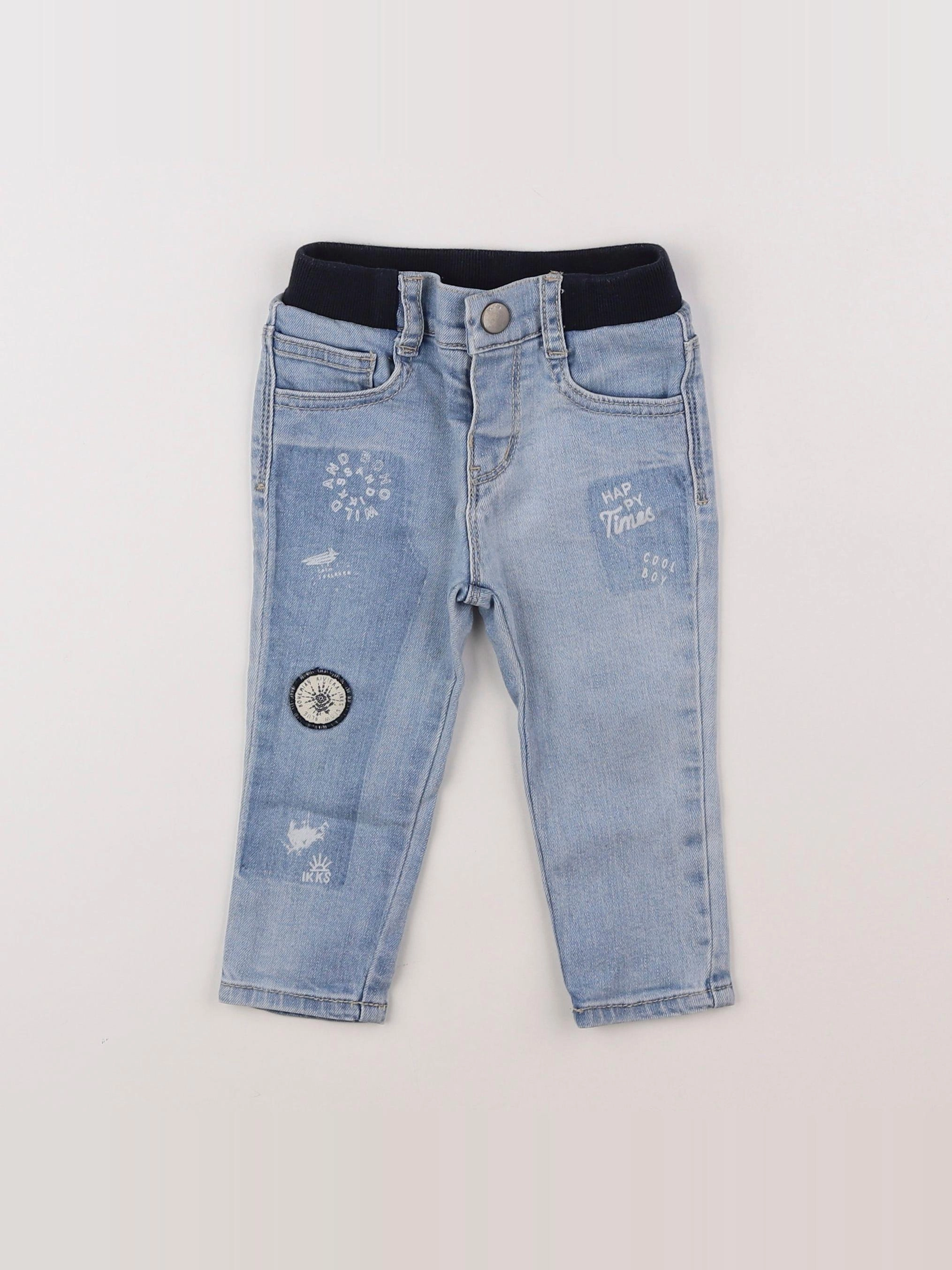 IKKS - jean bleu - 12 mois