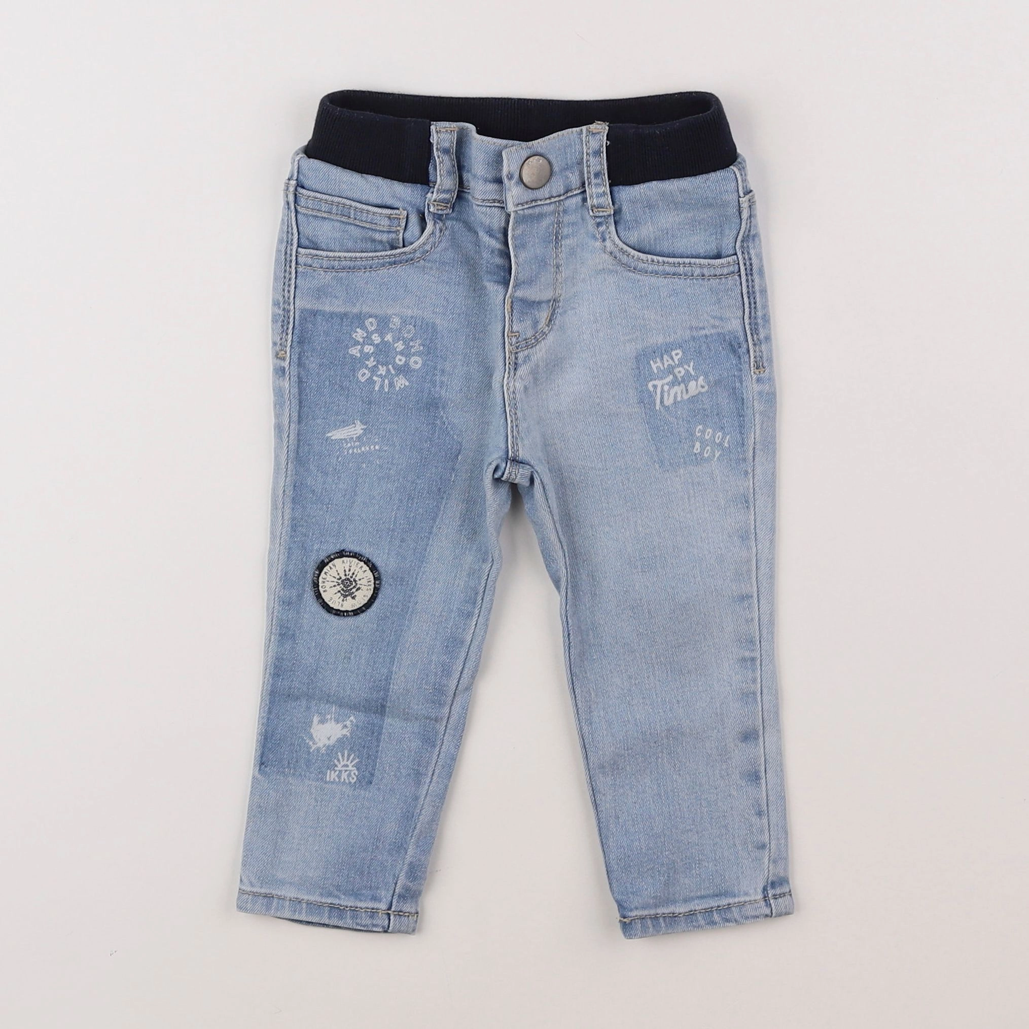 IKKS - jean bleu - 12 mois