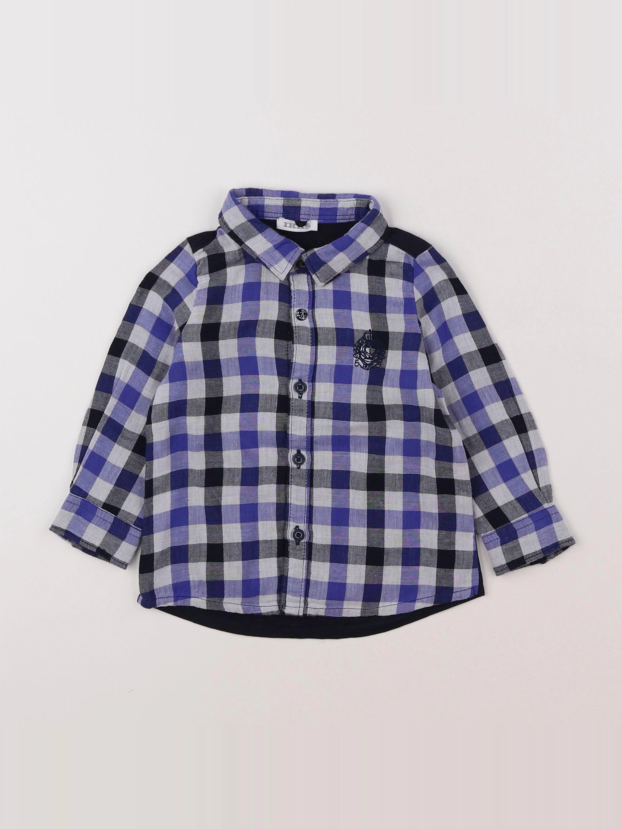 IKKS - chemise bleu - 12 mois