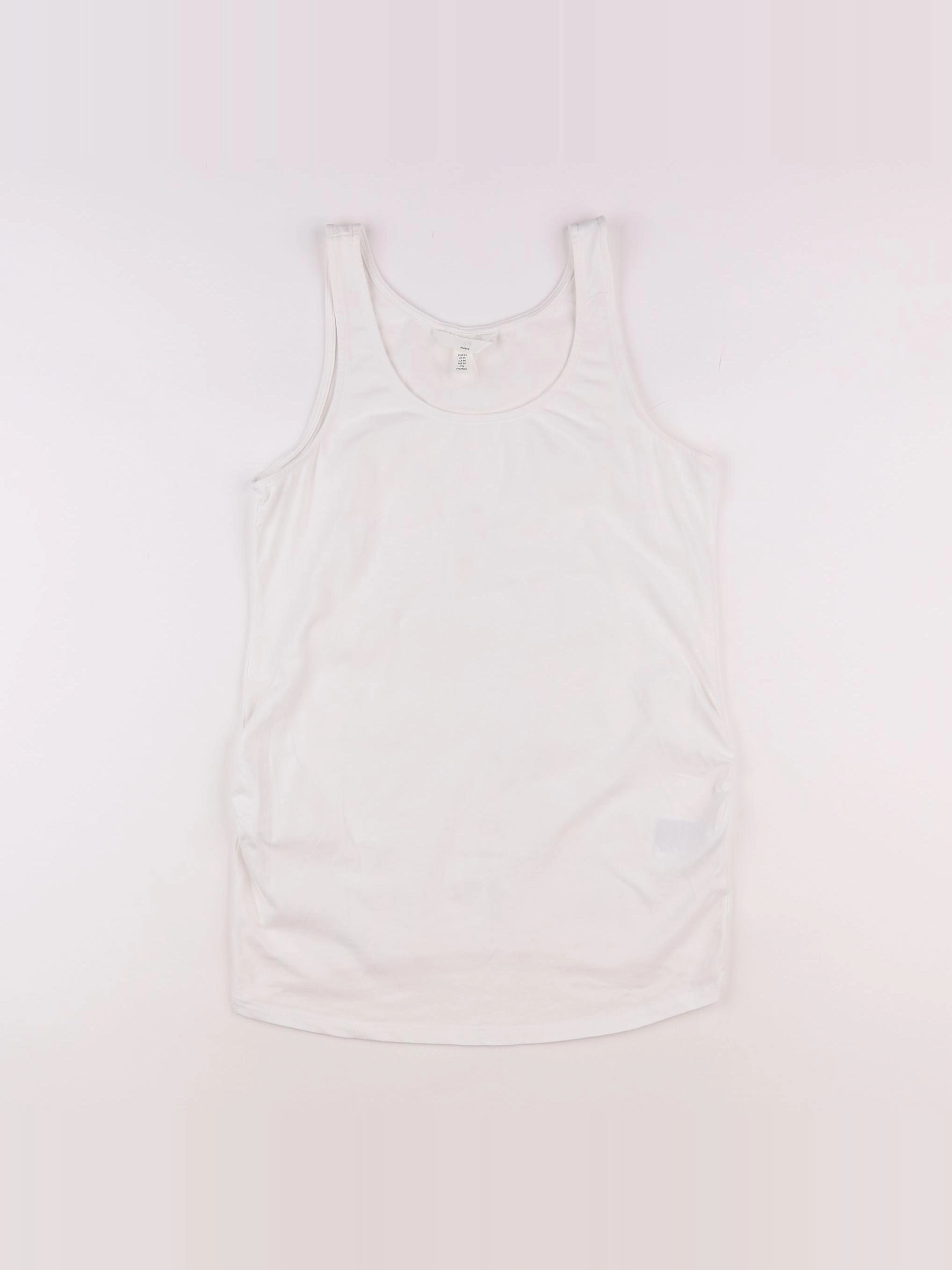 H&M - débardeur grossesse blanc - 40