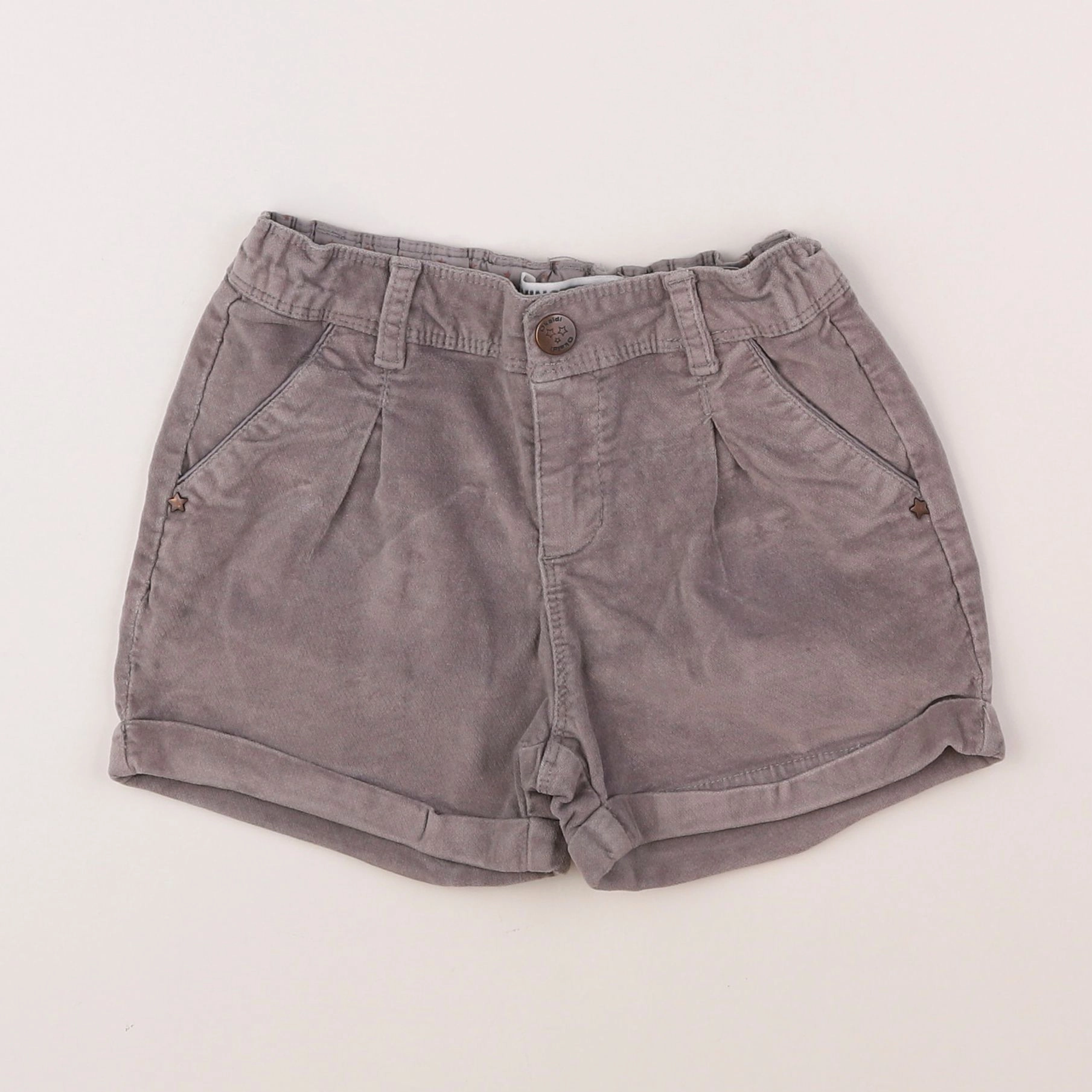 Okaidi - short gris - 7 ans