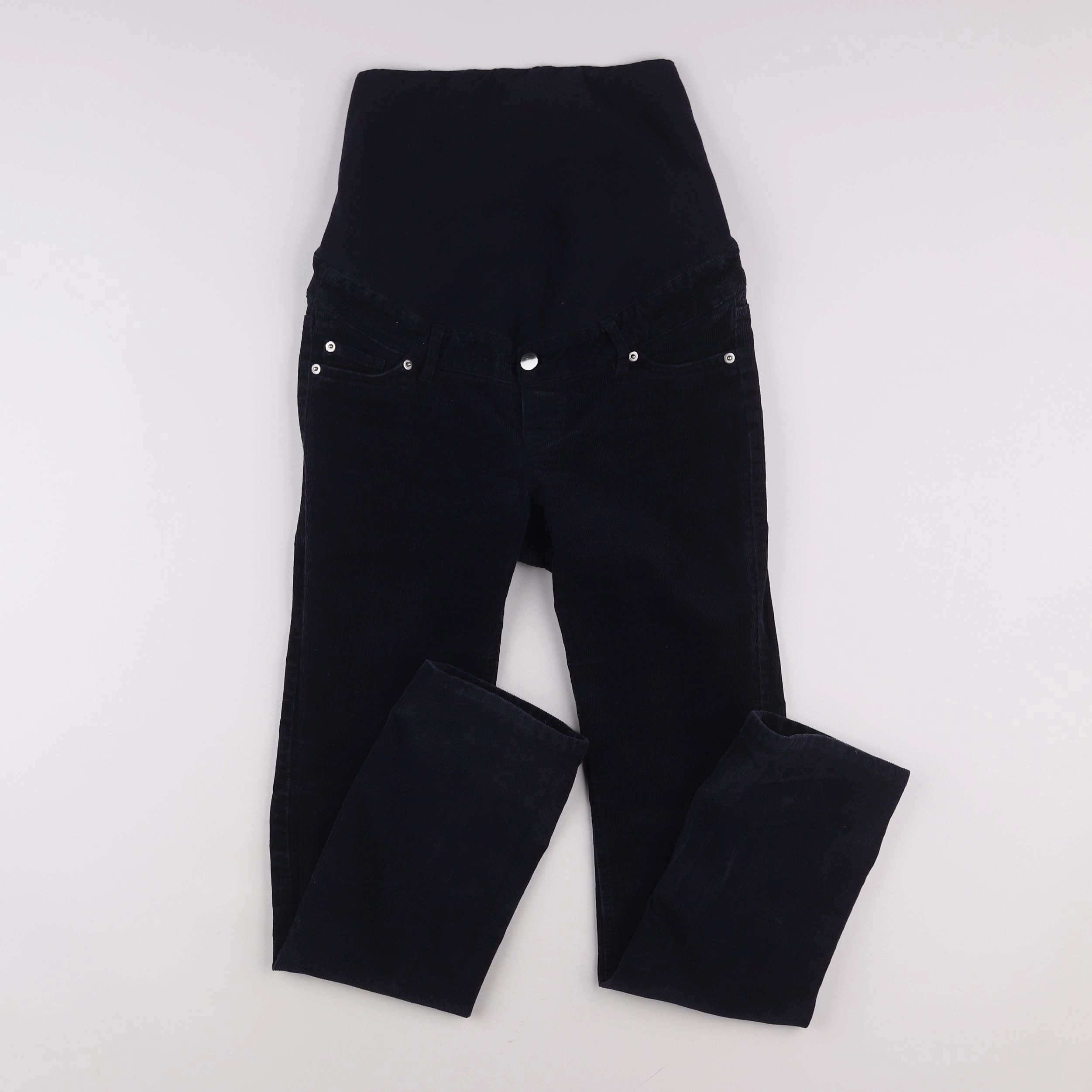 H&M - pantalon grossesse bleu - 34