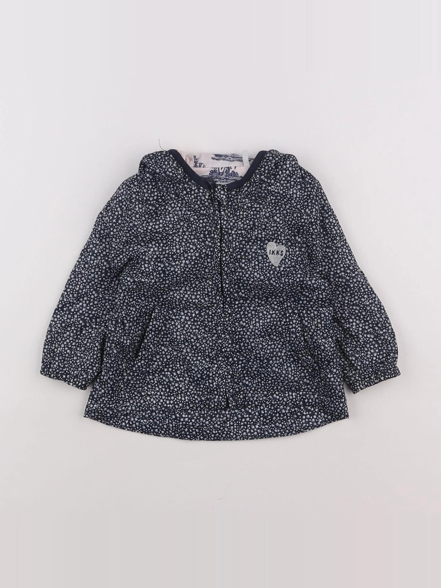 IKKS - coupe-vent bleu - 12 mois