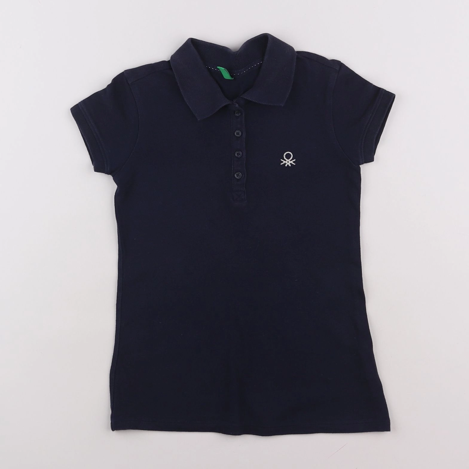 Benetton - robe bleu - 7/8 ans