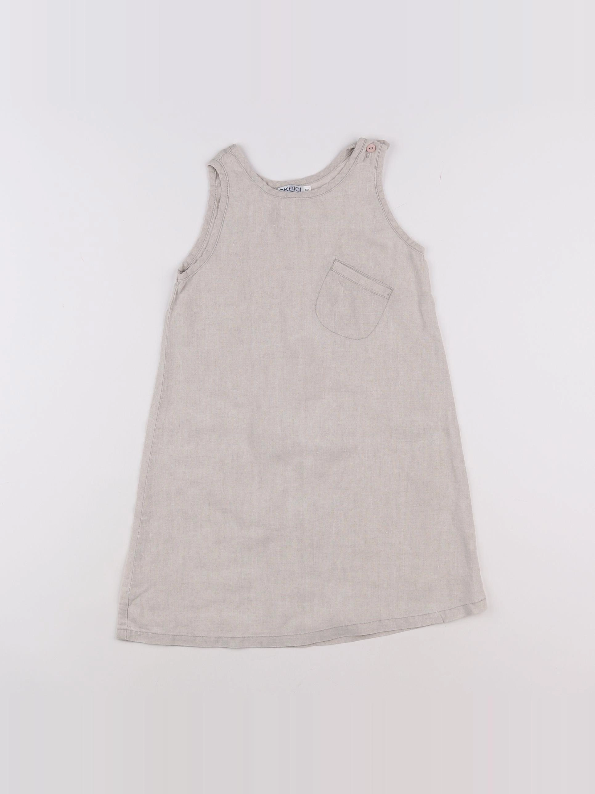 Okaidi - robe beige - 6 ans
