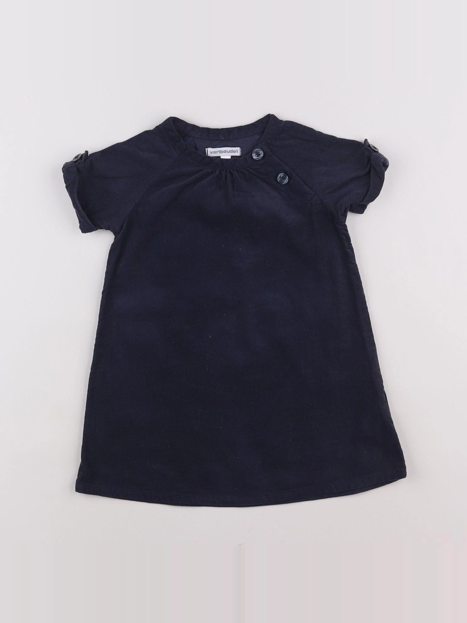 Vertbaudet - robe bleu - 18 mois