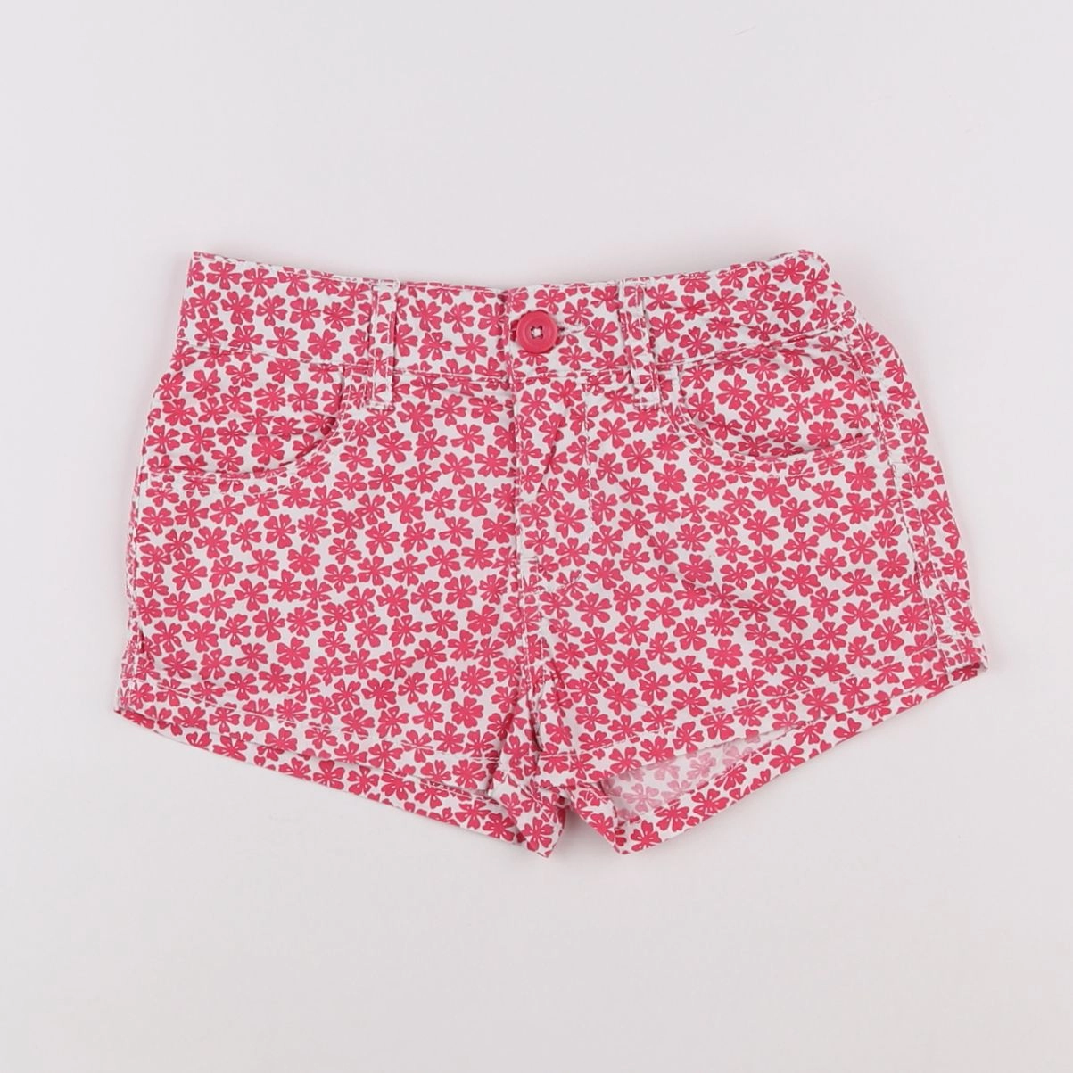 Benetton - short rose - 7/8 ans