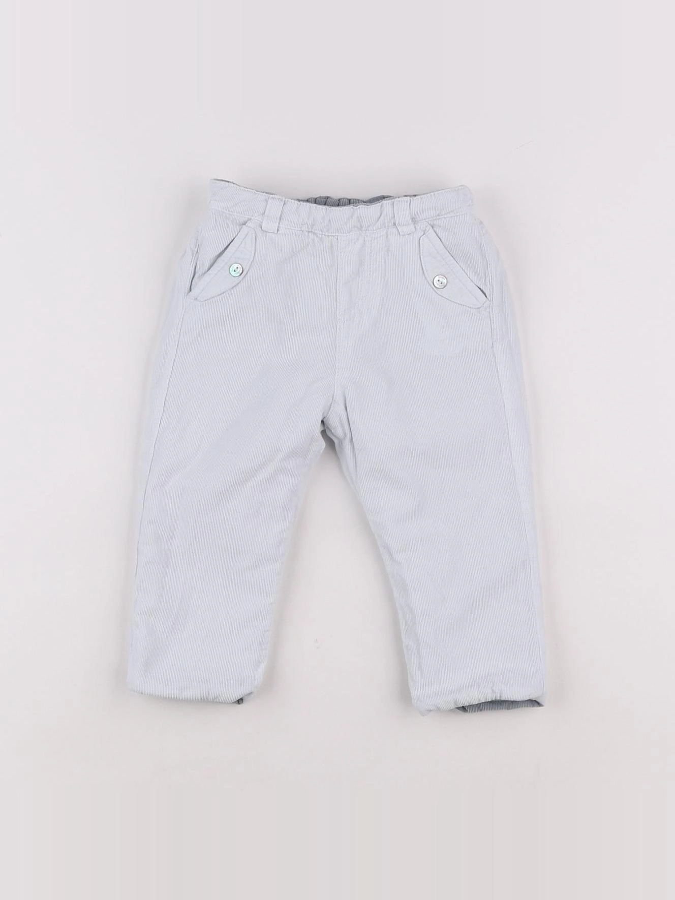 Tartine & Chocolat - pantalon réversible bleu - 12 mois
