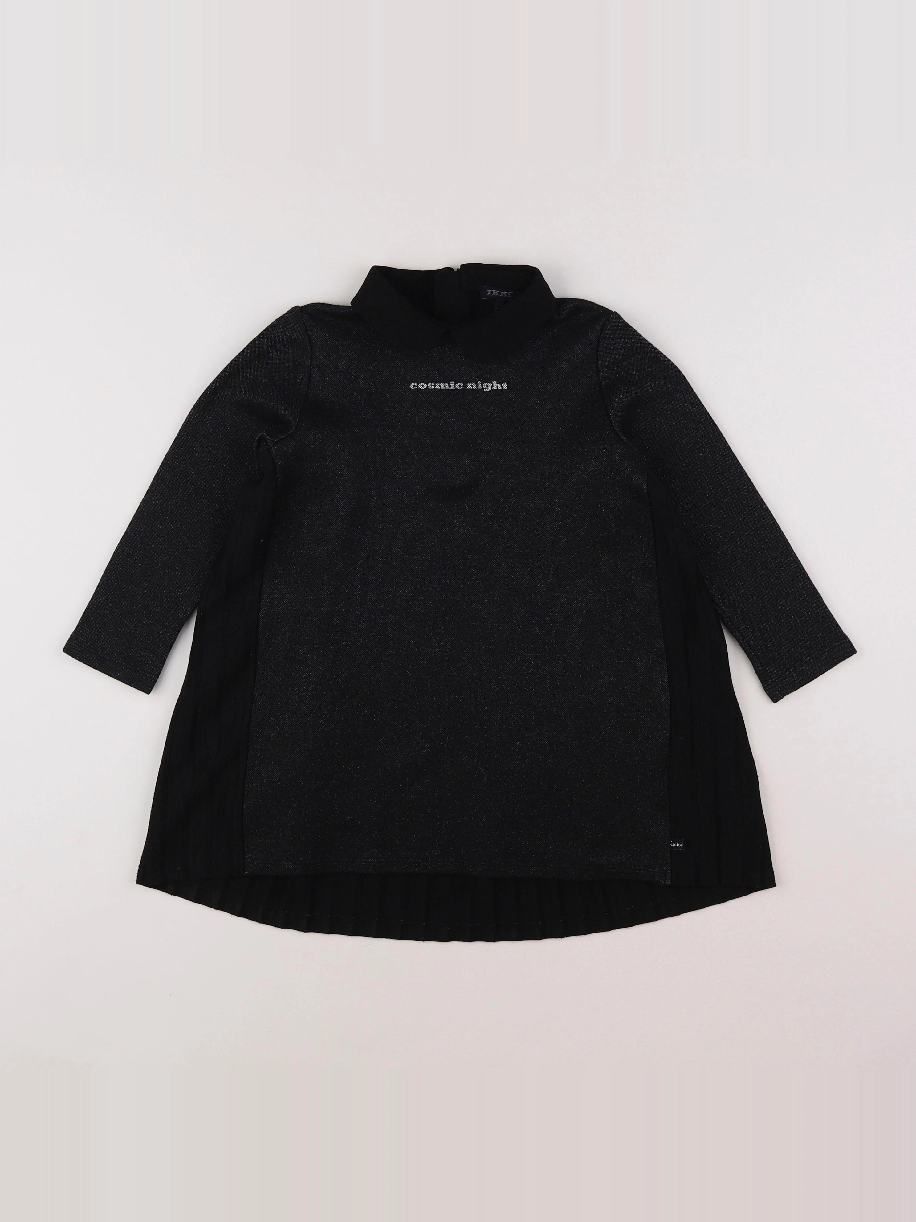 IKKS - robe noir - 4 ans