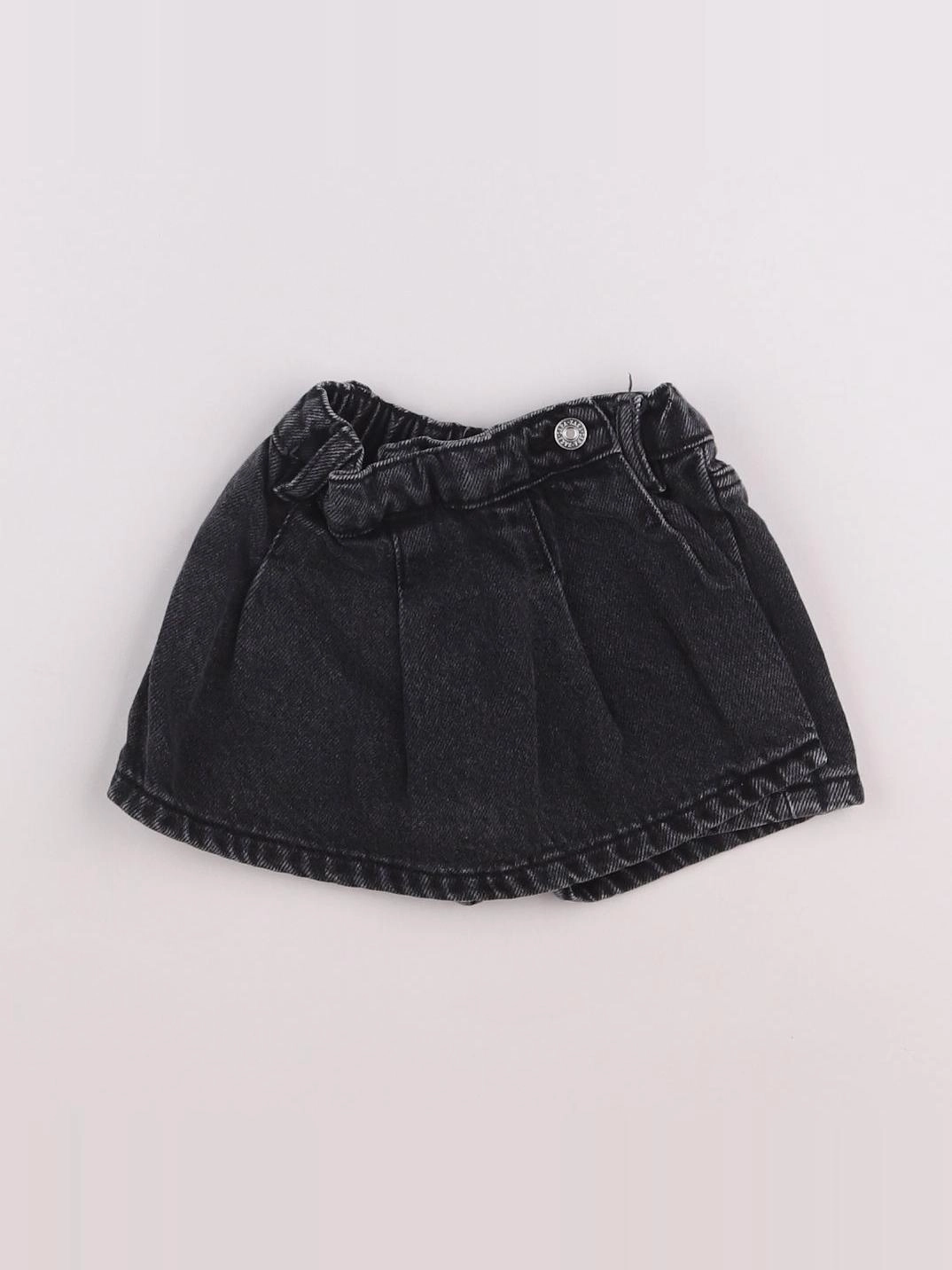 Zara - jupe short gris - 12/18 mois