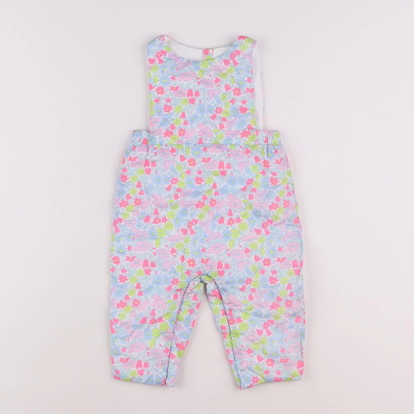 Jacadi - combinaison doublé, liberty multicolore - 6 mois