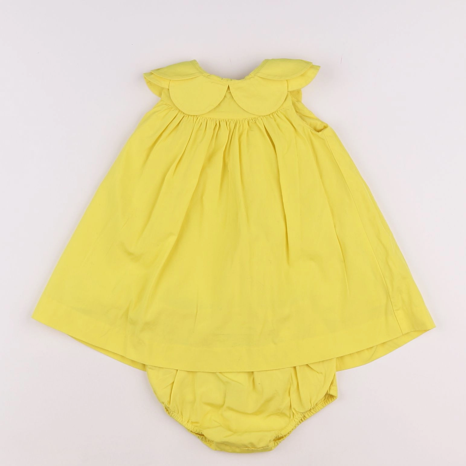 Jacadi - robe jaune - 12 mois