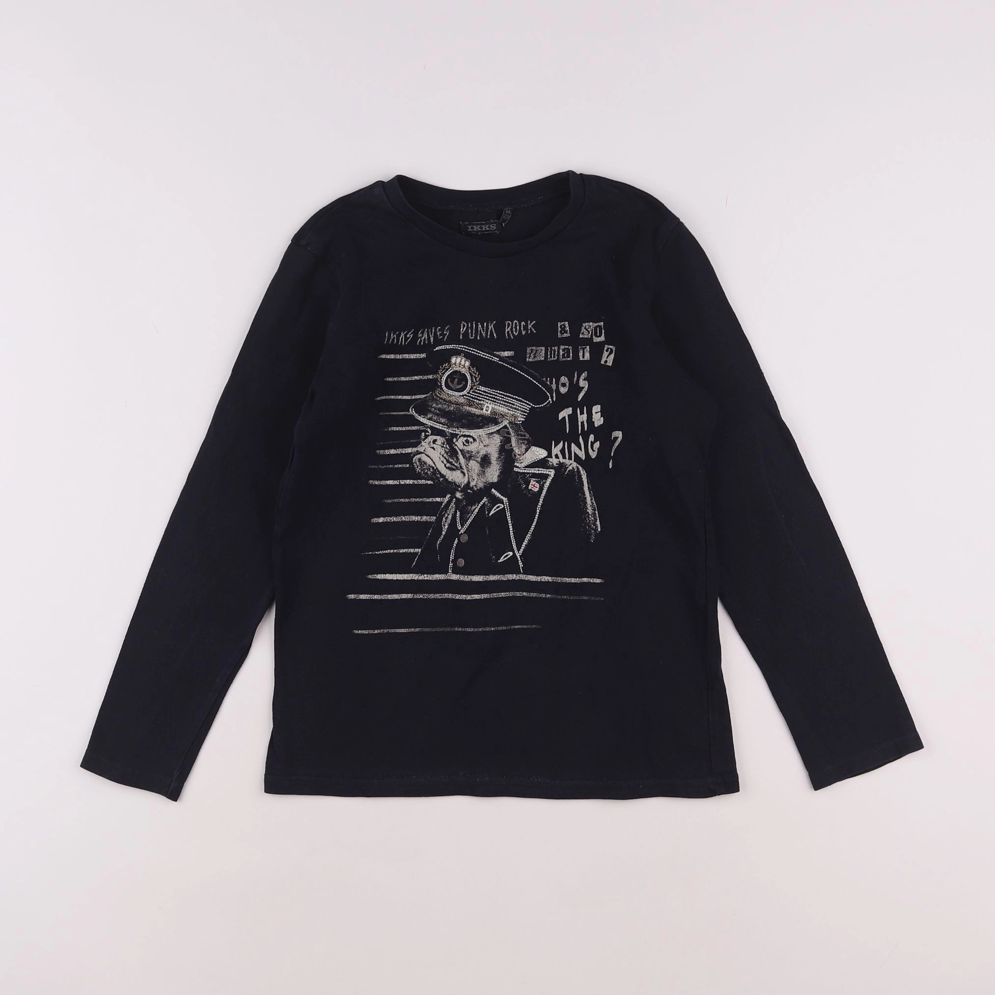 IKKS - tee-shirt bleu - 8 ans