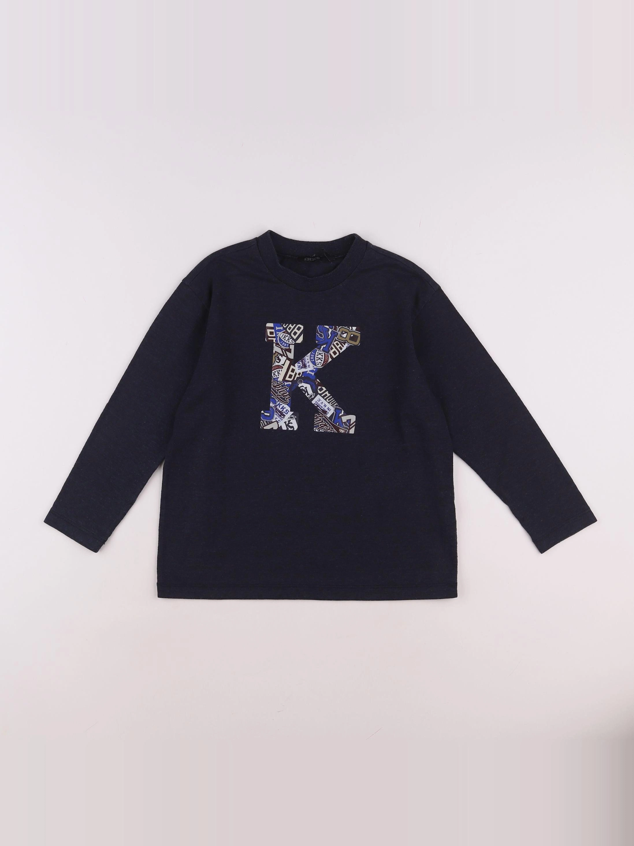 IKKS - tee-shirt bleu - 6 ans