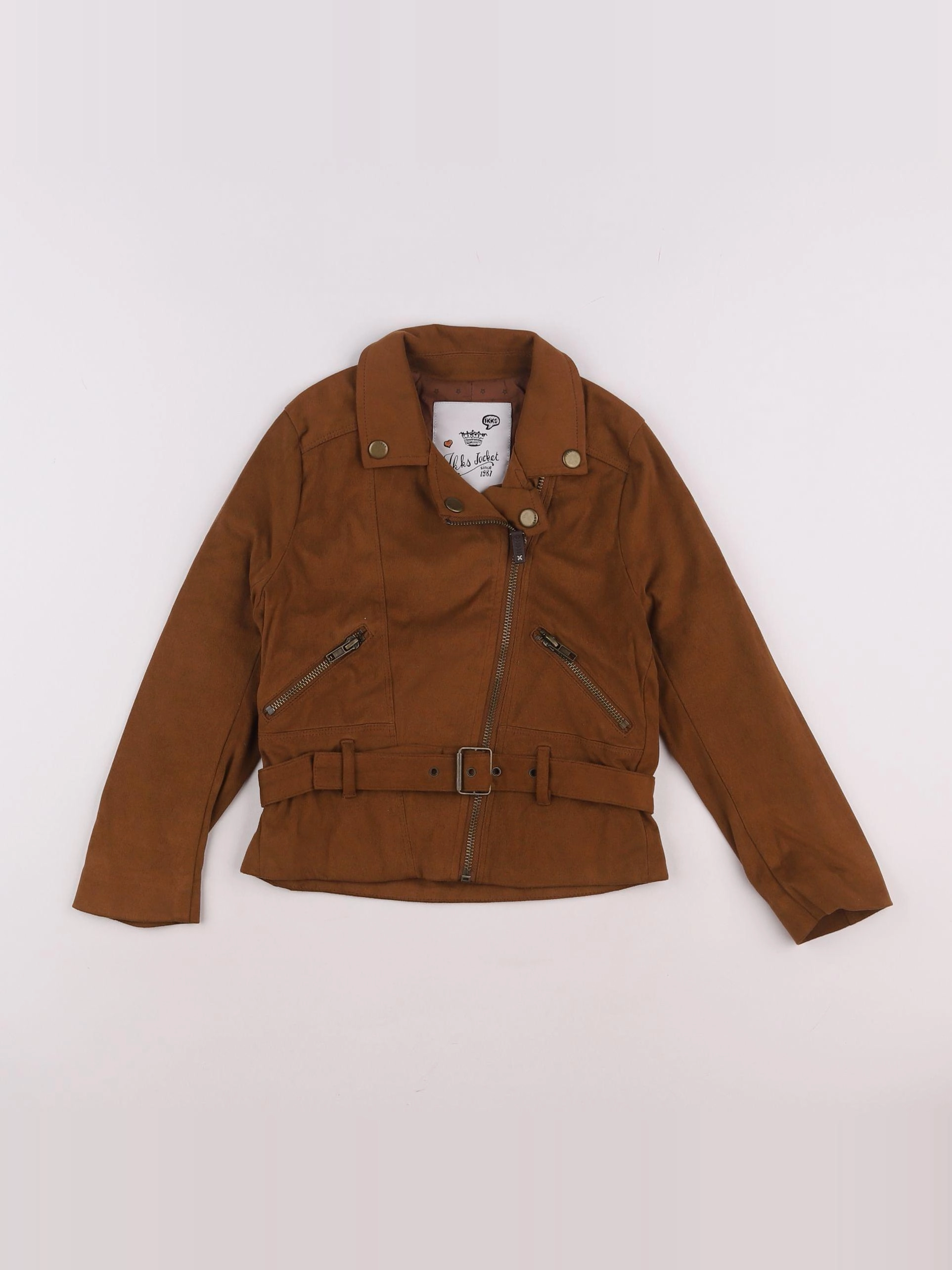 IKKS - veste doublé marron - 6 ans